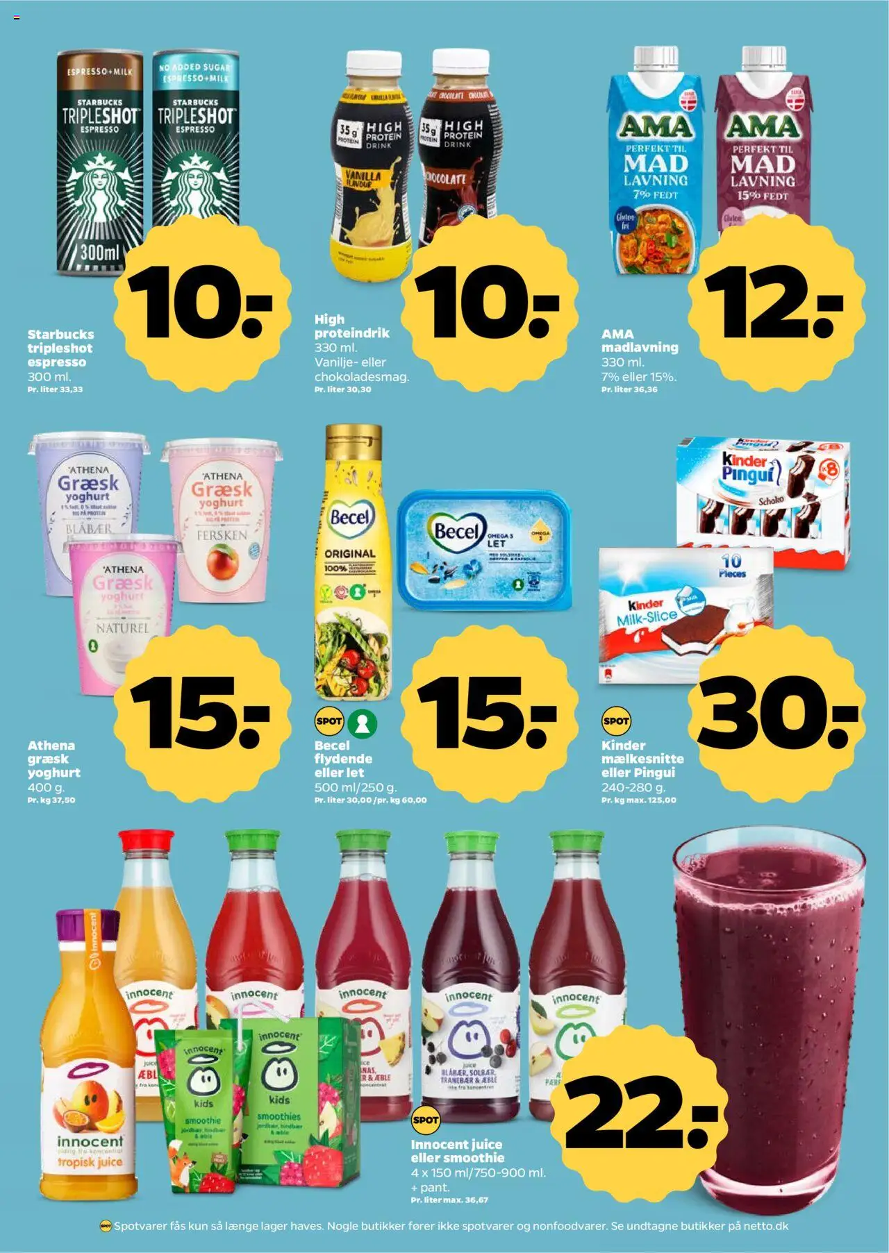 Netto Tilbudsavis gyldig fra 02.08.2025 | Side: 14 | Produkter: Blåbær, Juice, Smoothie, Vanilje
