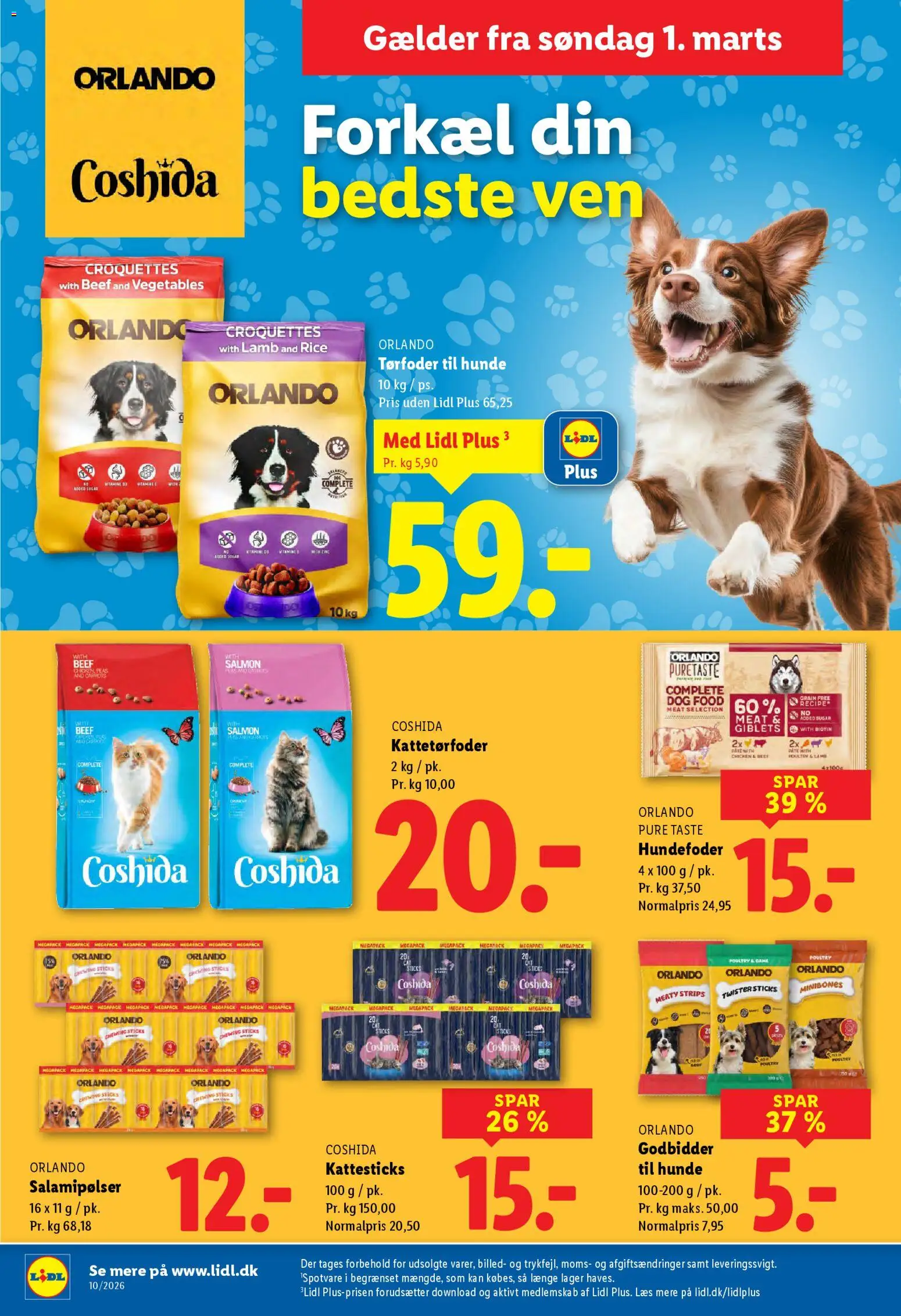 Lidl tilbudsavis – gyldig fra 05.03.2026 | Side: 25 | Produkter: Hundefoder, Søm