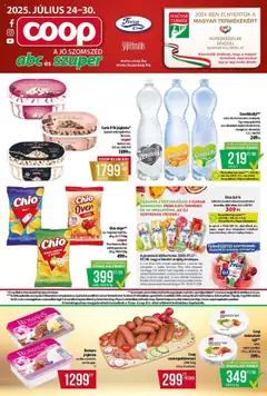 COOP Szolnok Akciós újság - amely érvényes a következő dátumtól: 24.07.2025