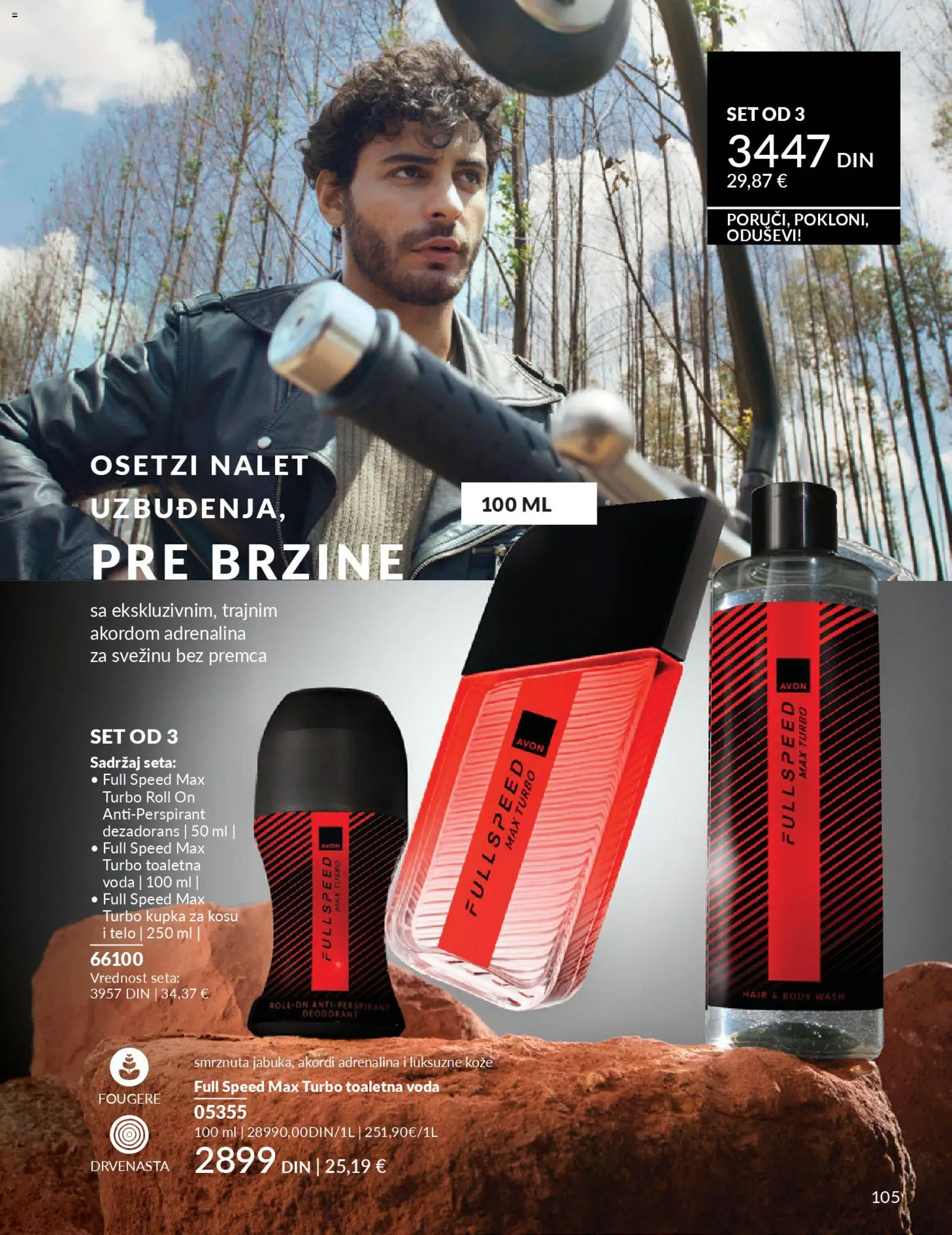 AVON katalog - važi od 28.02.2026 | Strana: 109 | Proizvode: Toaletna voda, Voda, Antiperspirant