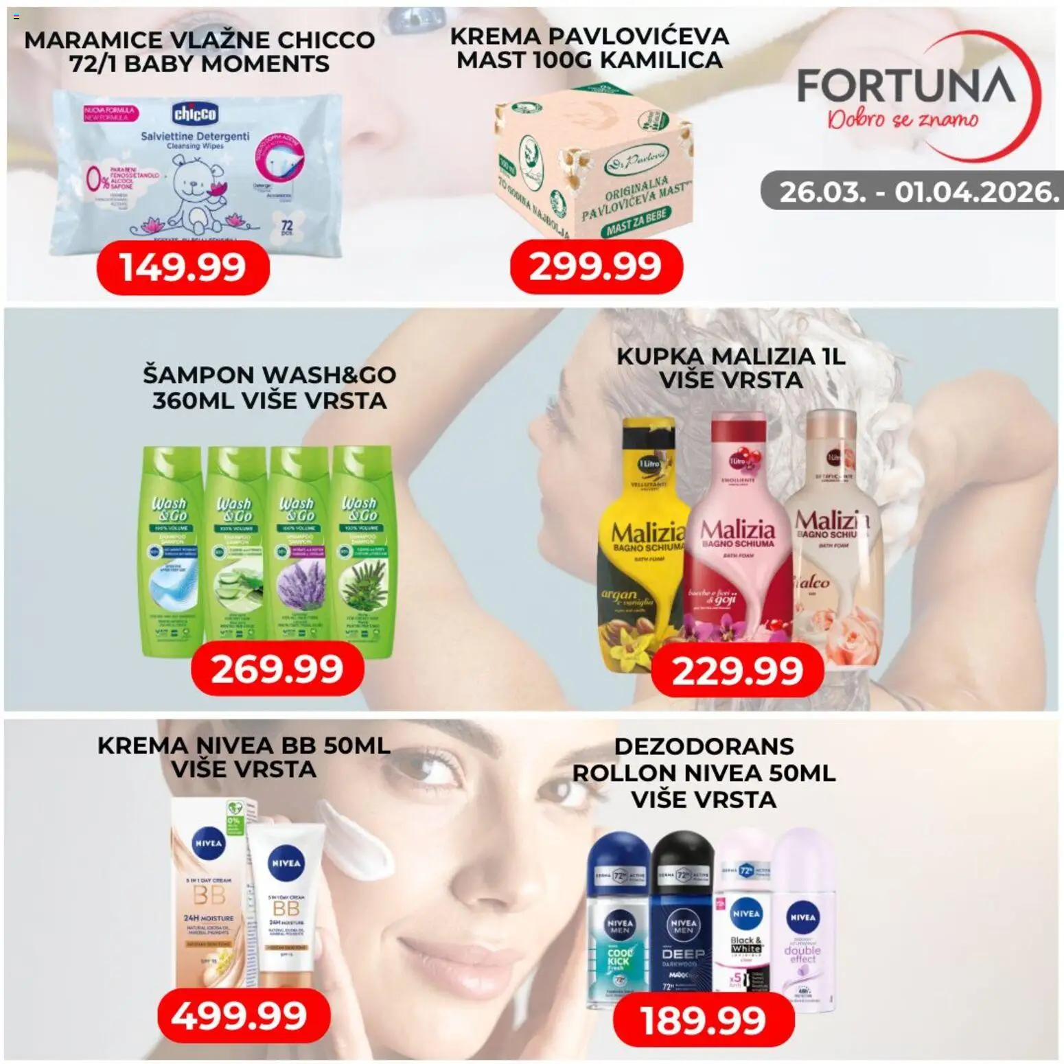Fortuna Market katalog - važi od 26.03.2026 | Strana: 5 | Proizvode: Mast, Šampon, Krema, Pavloviceva mast