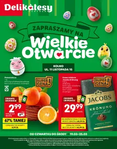 Pogląd oferty "Delikatesy Centrum gazetka - Kolno Otwarcie" - ważna od 19.03.2026