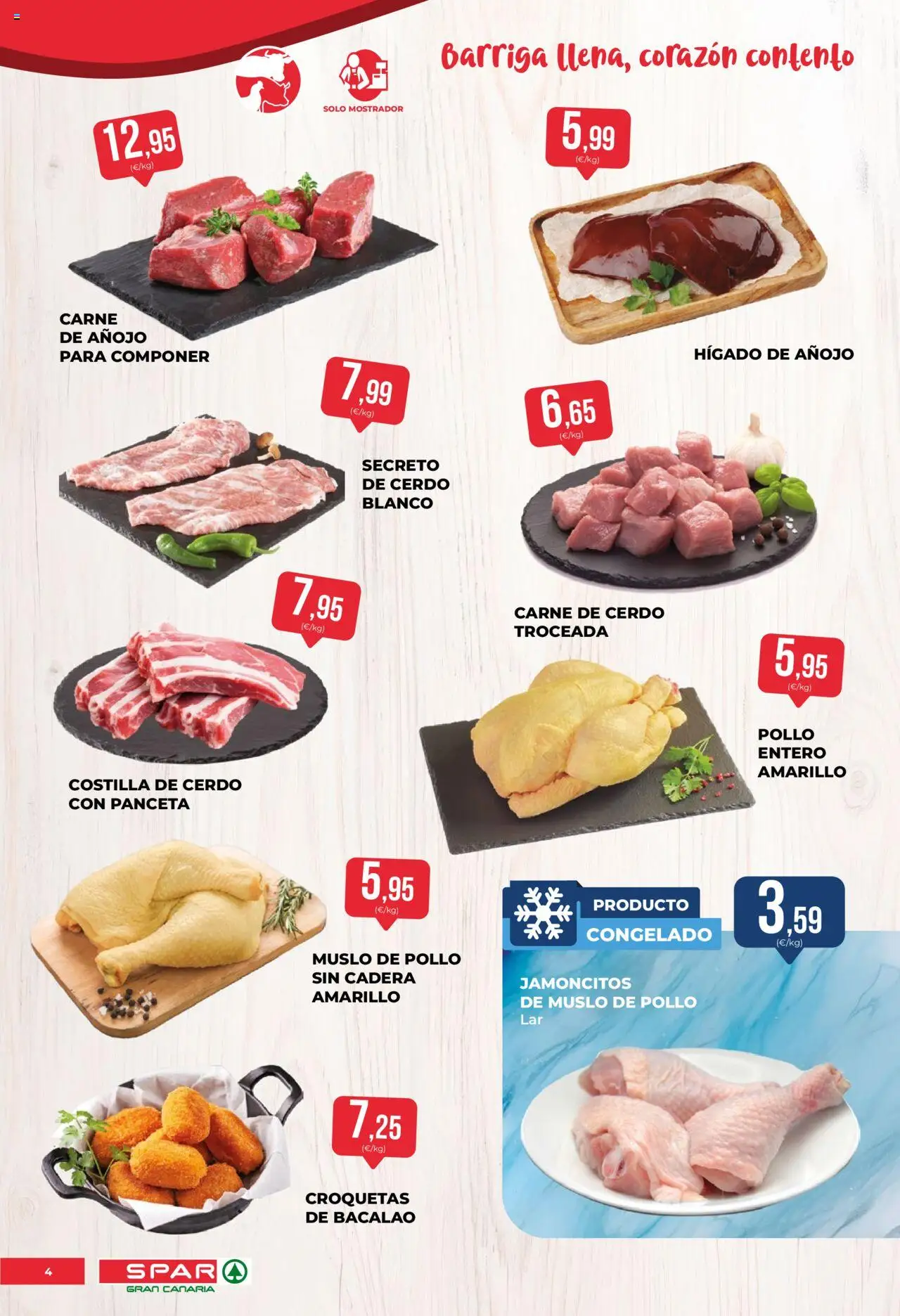 Spar folleto │ válido desde el 19.09.2025 | Página: 4 | Productos: Ηλεκτρικός φούρνος, Cerdo, Costilla de cerdo, Croquetas