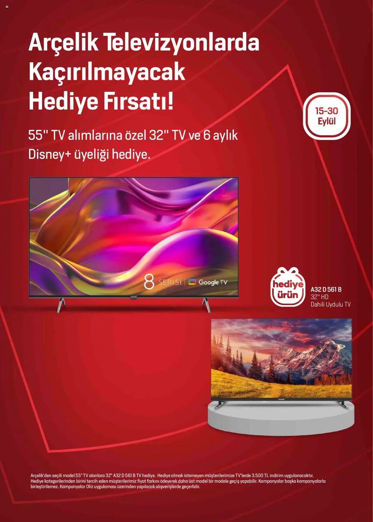 Arçelik Katalog - 16.09.2025 tarihinden itibaren geçerlidir | Sayfa: 80 | Ürünler: TV