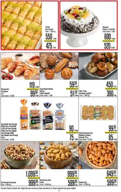 22.04.2026 tarihinden itibaren geçerli olan CarrefourSA kataloğu önizlemesi | Sayfa: 19 | Ürünler: Fıstık, Ekmek, Kurabiye, Badem