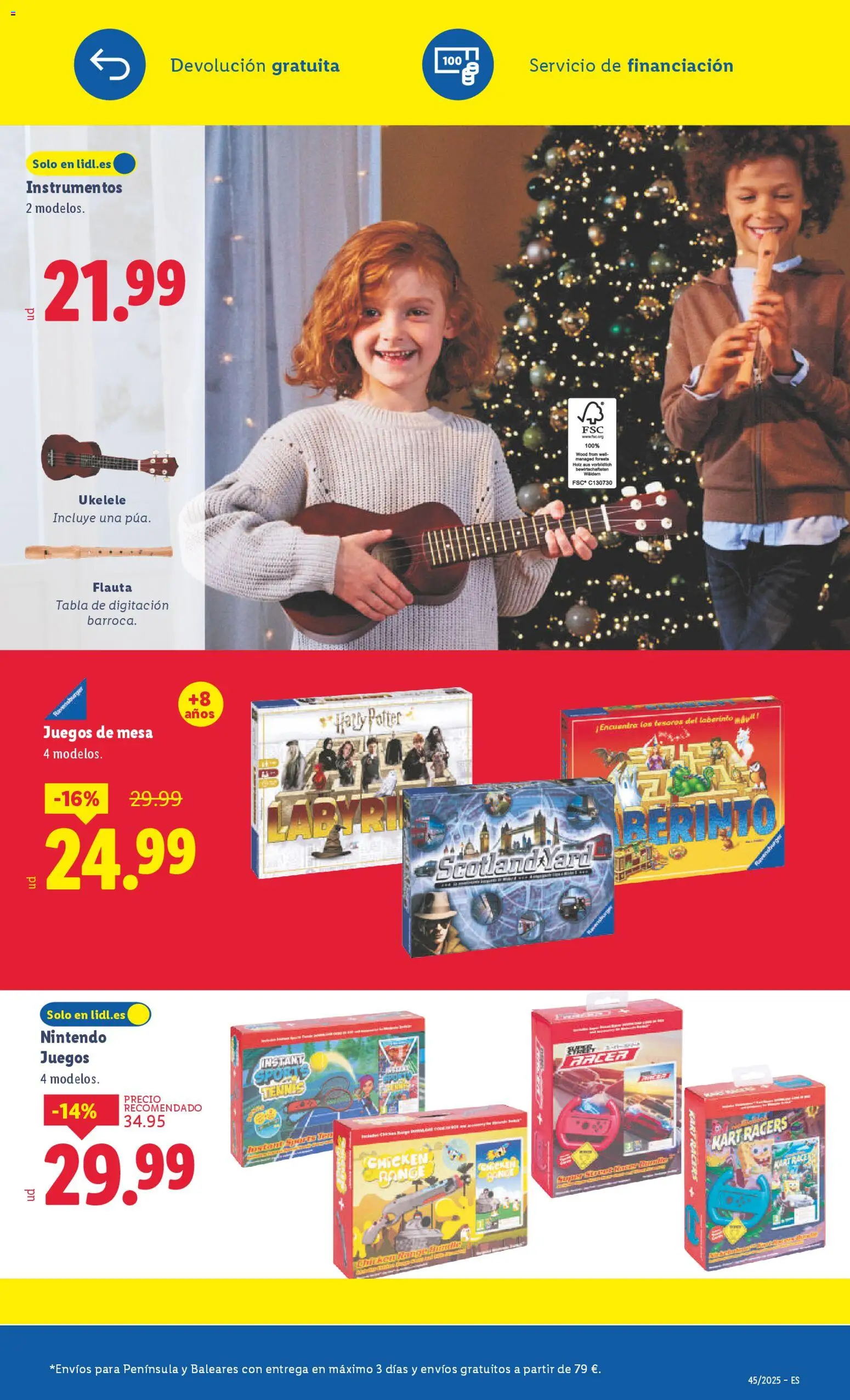 Lidl folleto de bazar │ válido desde el 03.11.2025 | Página: 3 | Productos: Nintendo, Juegos de mesa, Mesa