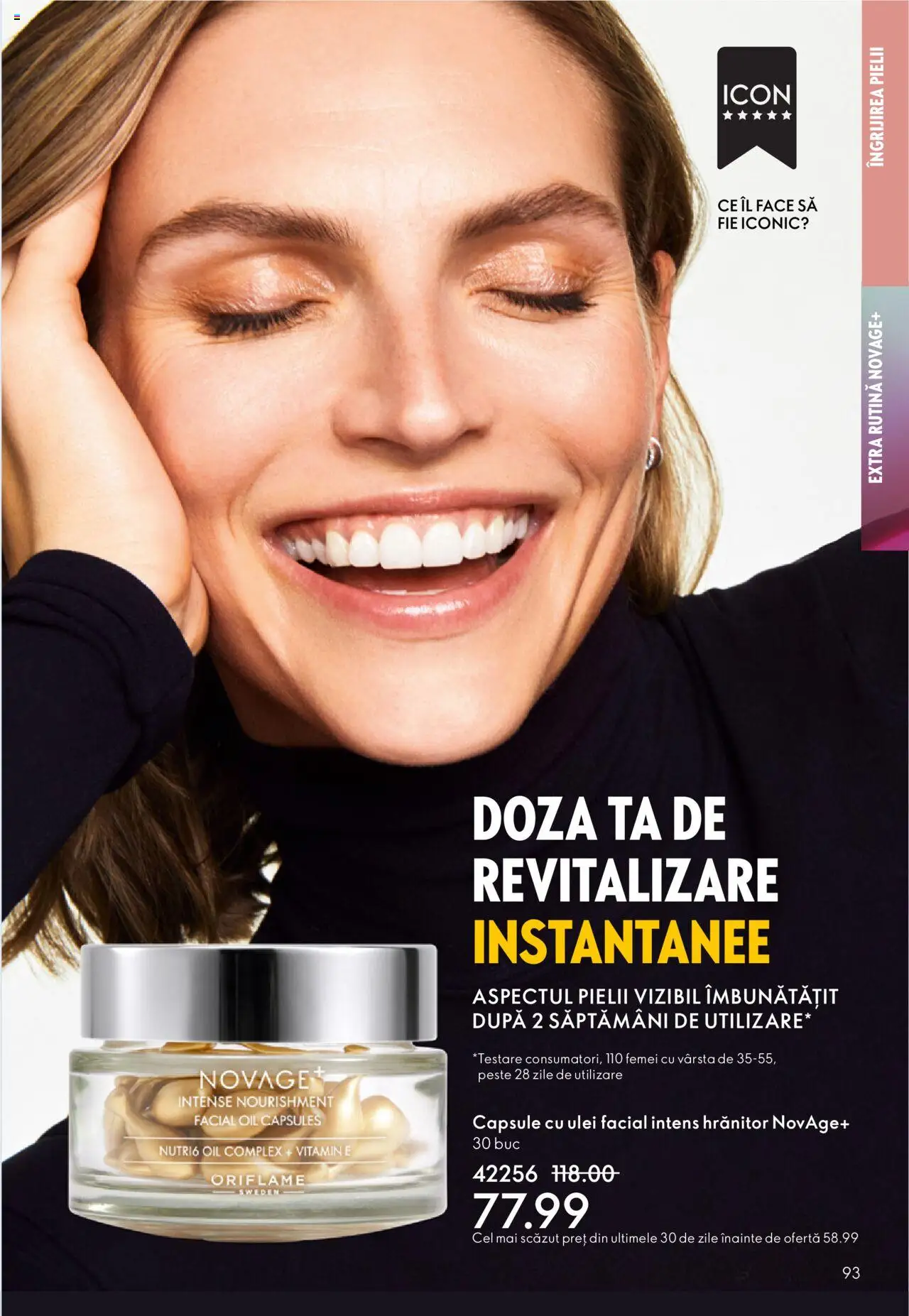 Noul catalog Oriflame – valabil de la 01.10.2025 | Pagină: 93 | Produse: Capsule cu ulei, Ulei, Pește