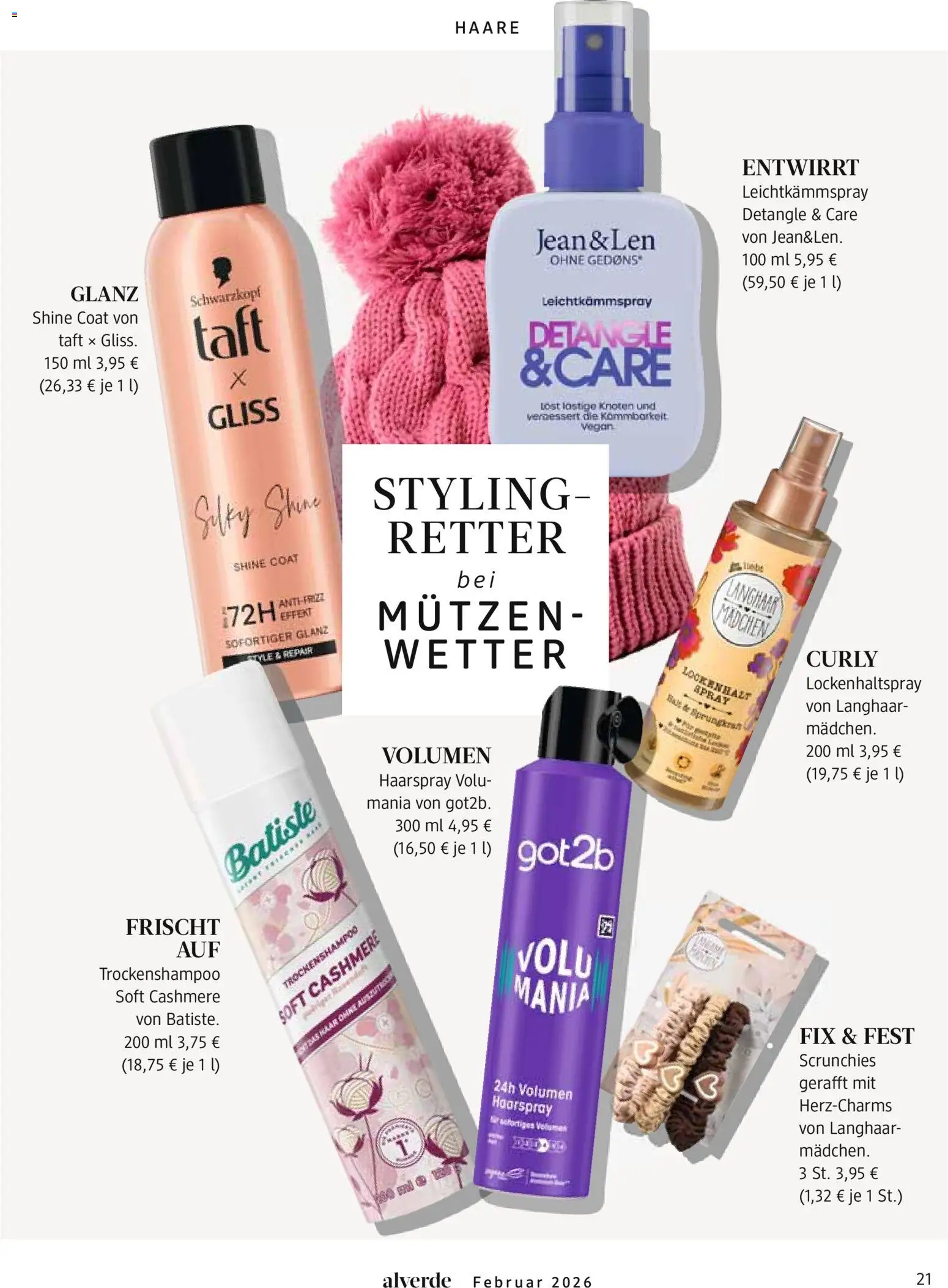 dm drogerie Prospekt 	 – gültig ab 01.02.2026 | Seite: 21 | Produkte: Haarspray