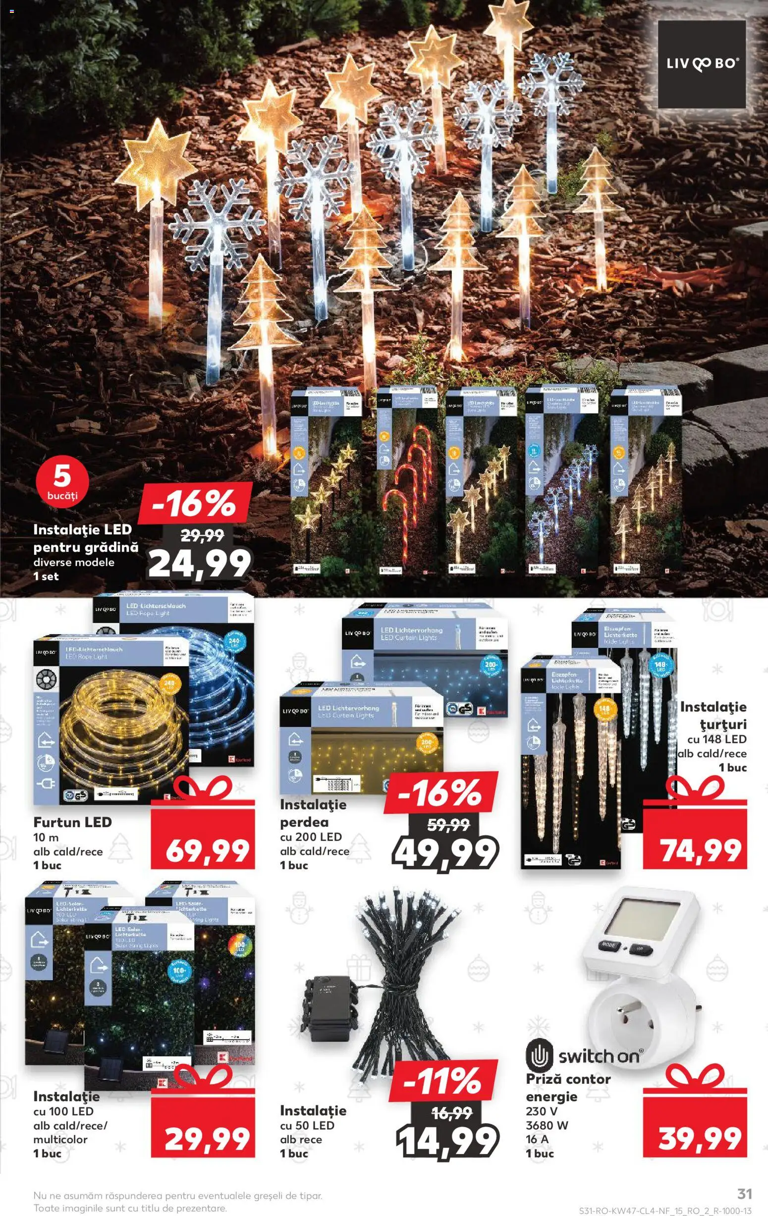 Noul catalog Kaufland – valabil de la 19.11.2025 | Pagină: 31 | Produse: Babak, Priză, Perdea