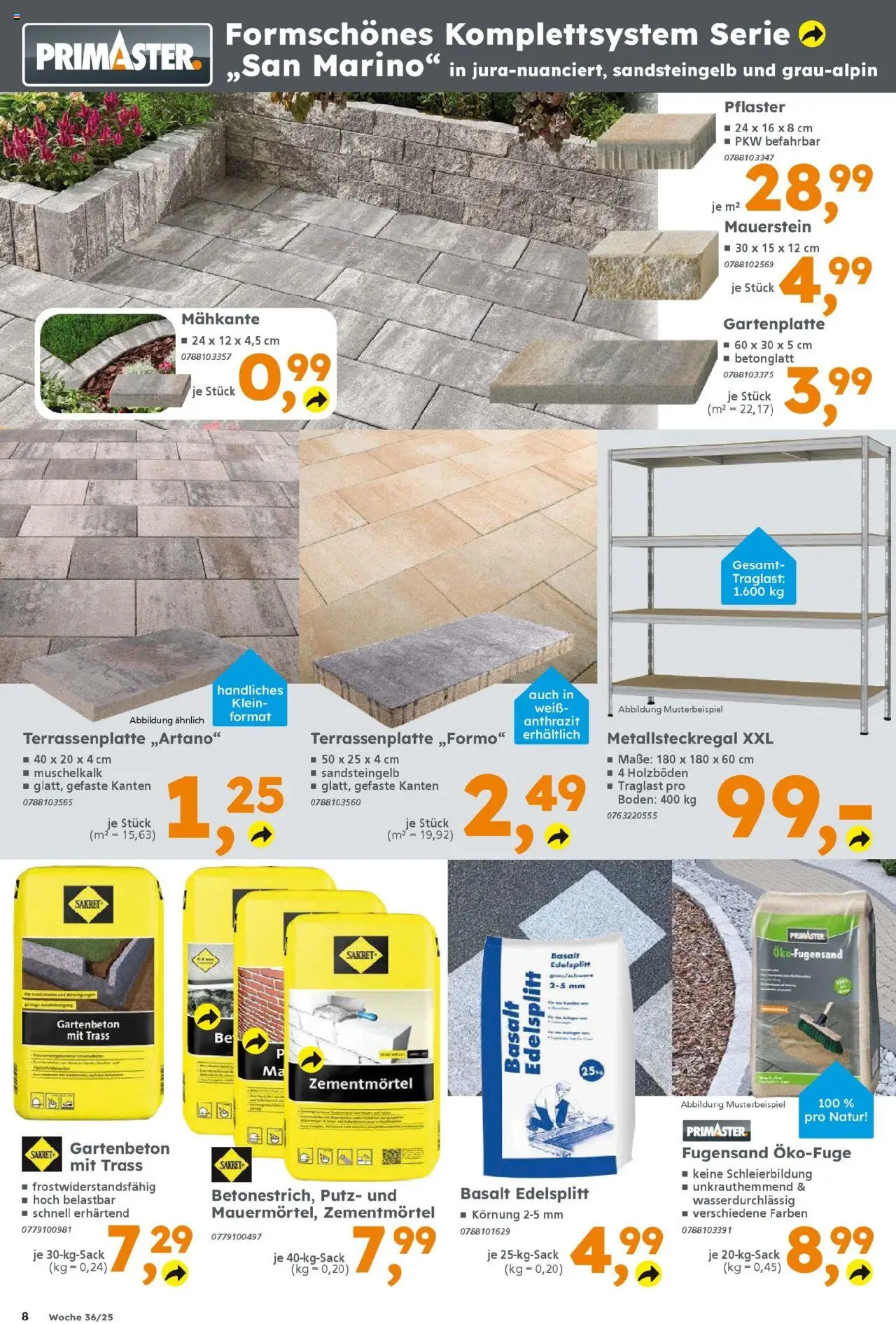 Globus Baumarkt prospekt Königsbrunn	 – gültig ab 31.08.2025 | Seite: 8