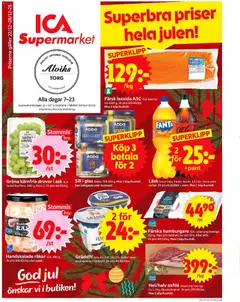 ICA Supermarket - Bromma - Förhandsvisning av reklamblad från butik ICA Supermarket aktuell från 22.12.2025