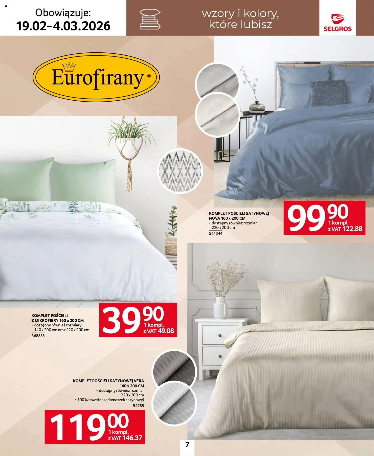 Selgros cash&carry - Katalog Home&Deco od 19.02.2026 | Strona: 7