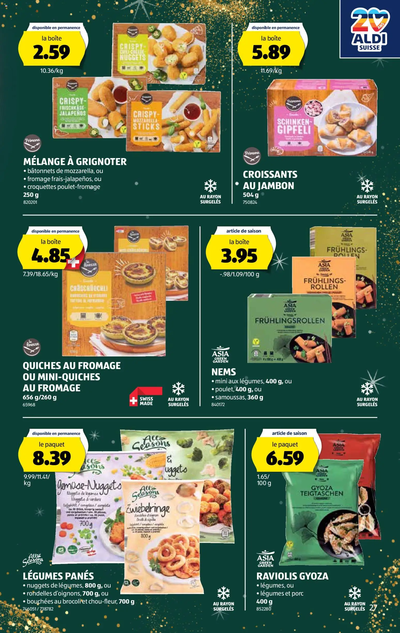 Aldi Aktionen FR – gültig ab 24.12.2025 | Seite: 28 | Produkte: Gipfeli, Schinken