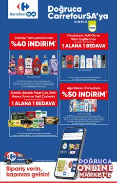 12.09.2025 tarihinden itibaren geçerli olan CarrefourSA kataloğu önizlemesi