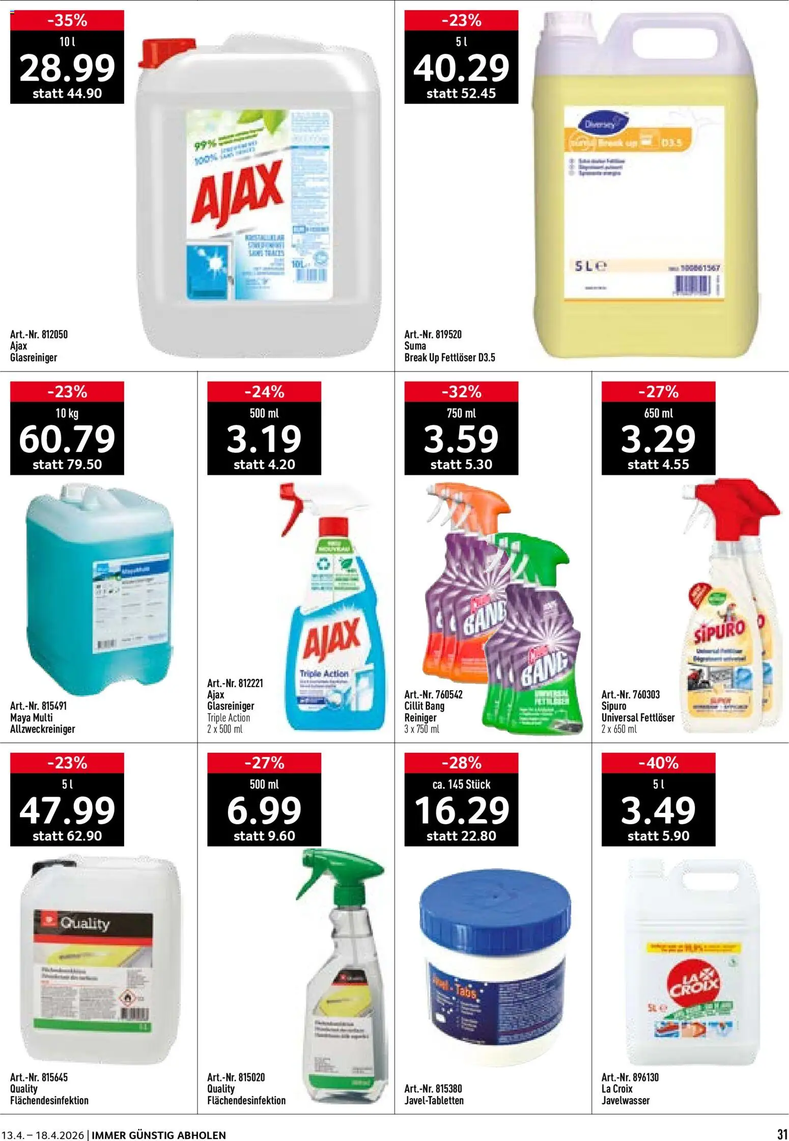 Prodega aktionen – gültig ab 13.04.2026 | Seite: 31