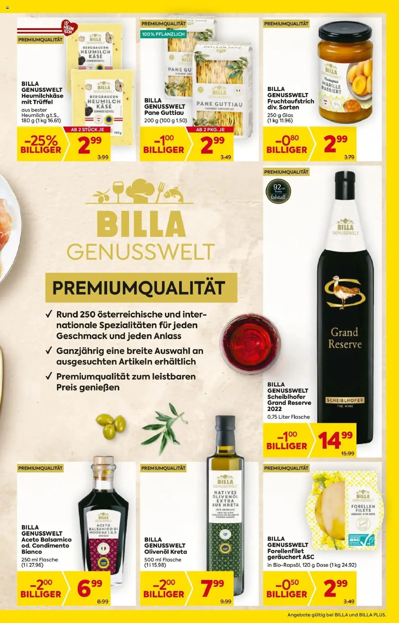 Billa Flugblatt - Kitzbuehel, Zell Am Ziller, Brixlegg gültig ab 16.10.2025 | Seite: 9 | Produkte: Käse