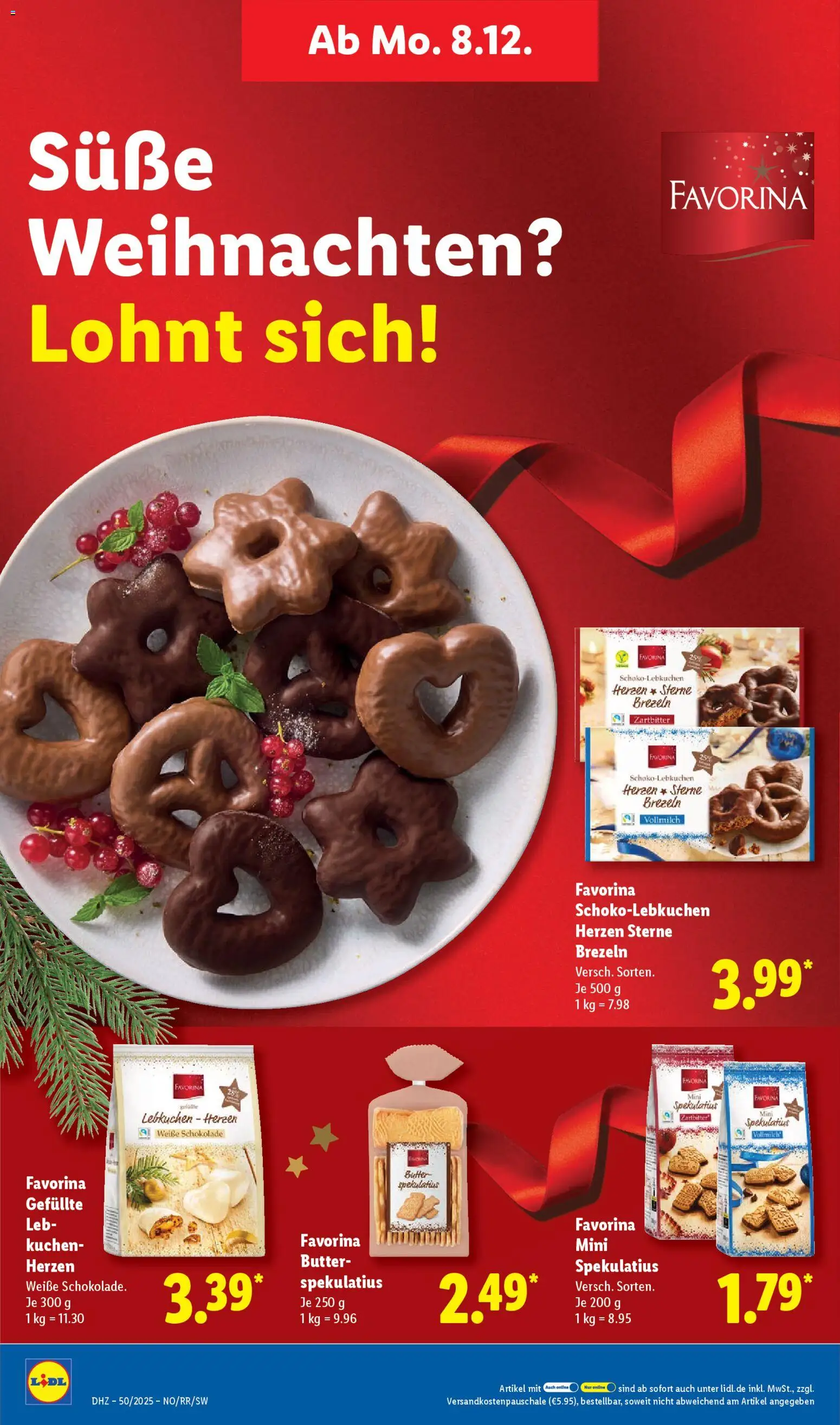 Lidl Prospekt Holzminden – gültig ab 08.12.2025 | Seite: 32 | Produkte: Butter, Schokolade, Kuchen