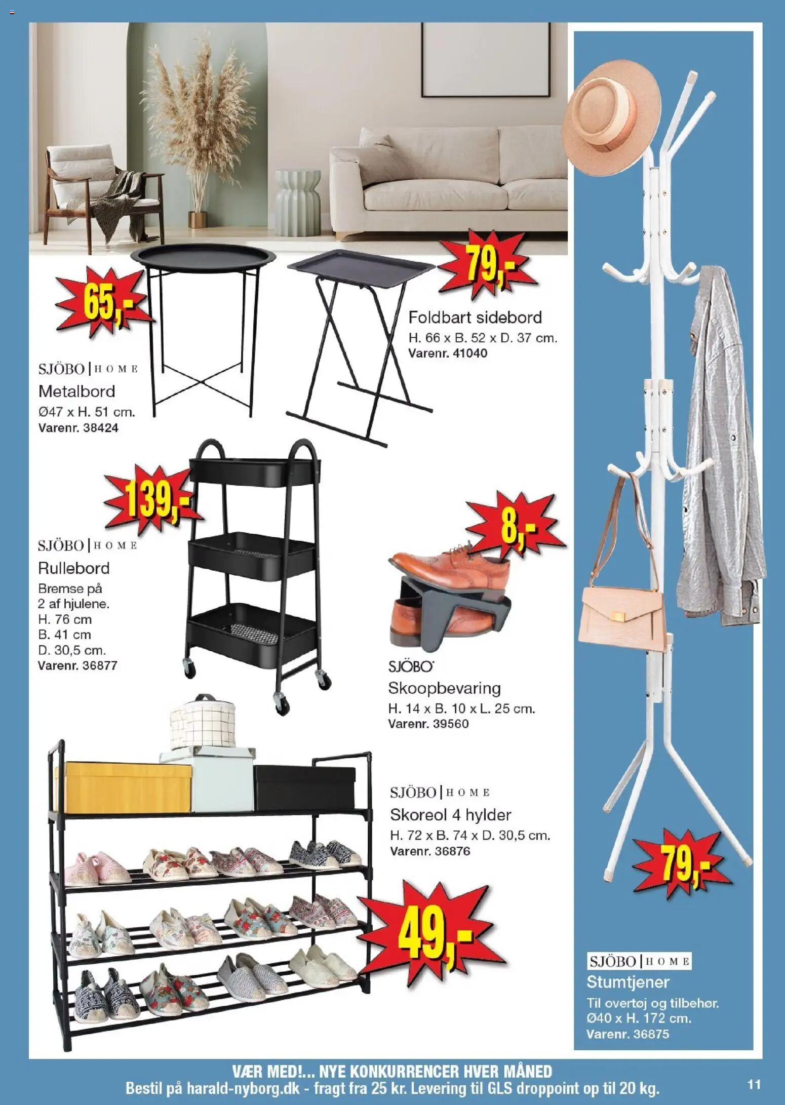 Harald Nyborg tilbudsavis – gyldig fra 08.01.2026 | Side: 63 | Produkter: Skoopbevaring, Stumtjener