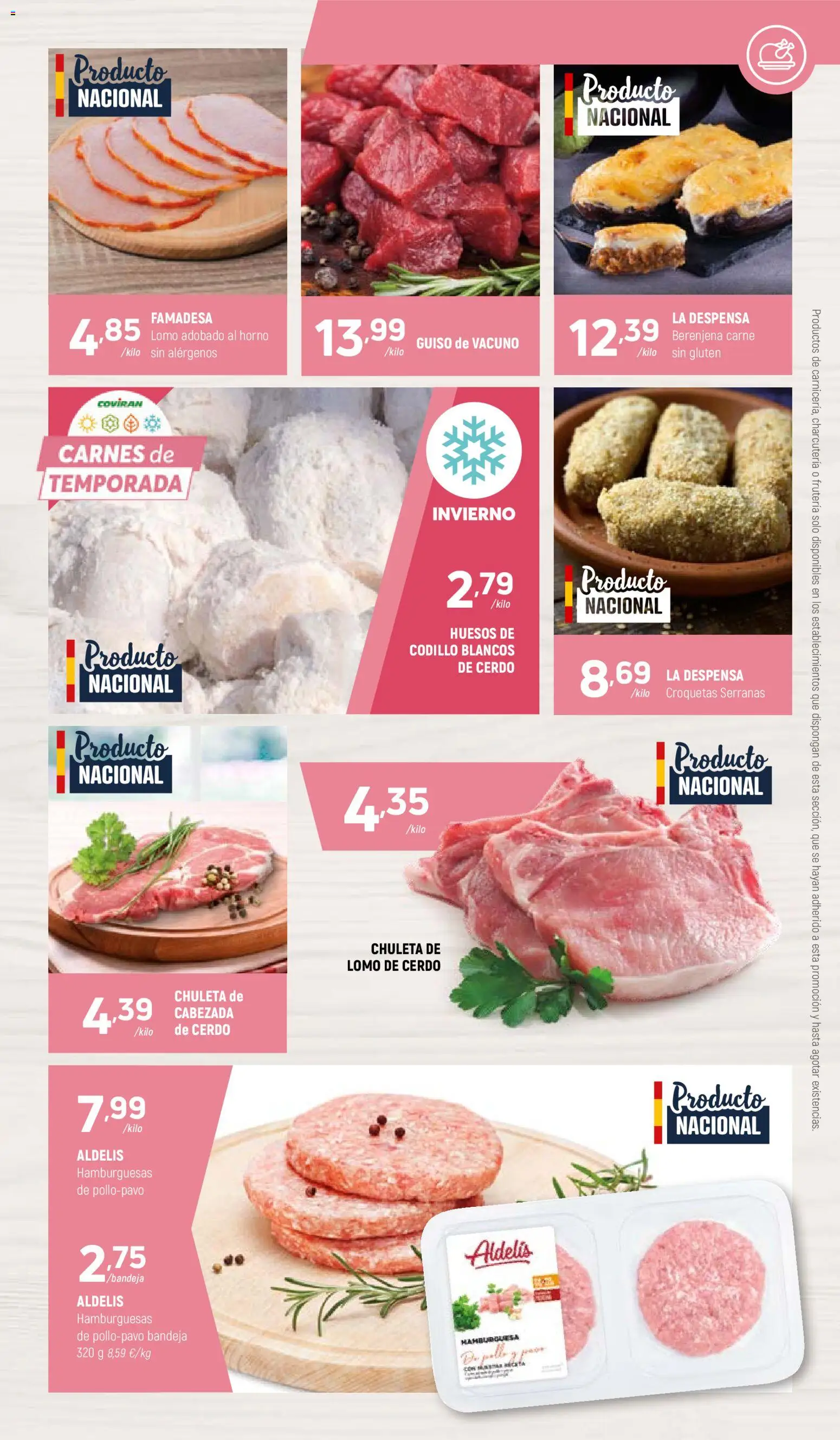 Coviran - Albacete │ válido desde el 02.01.2026 | Página: 3 | Productos: Cerdo, Horno, Croquetas, Bandeja