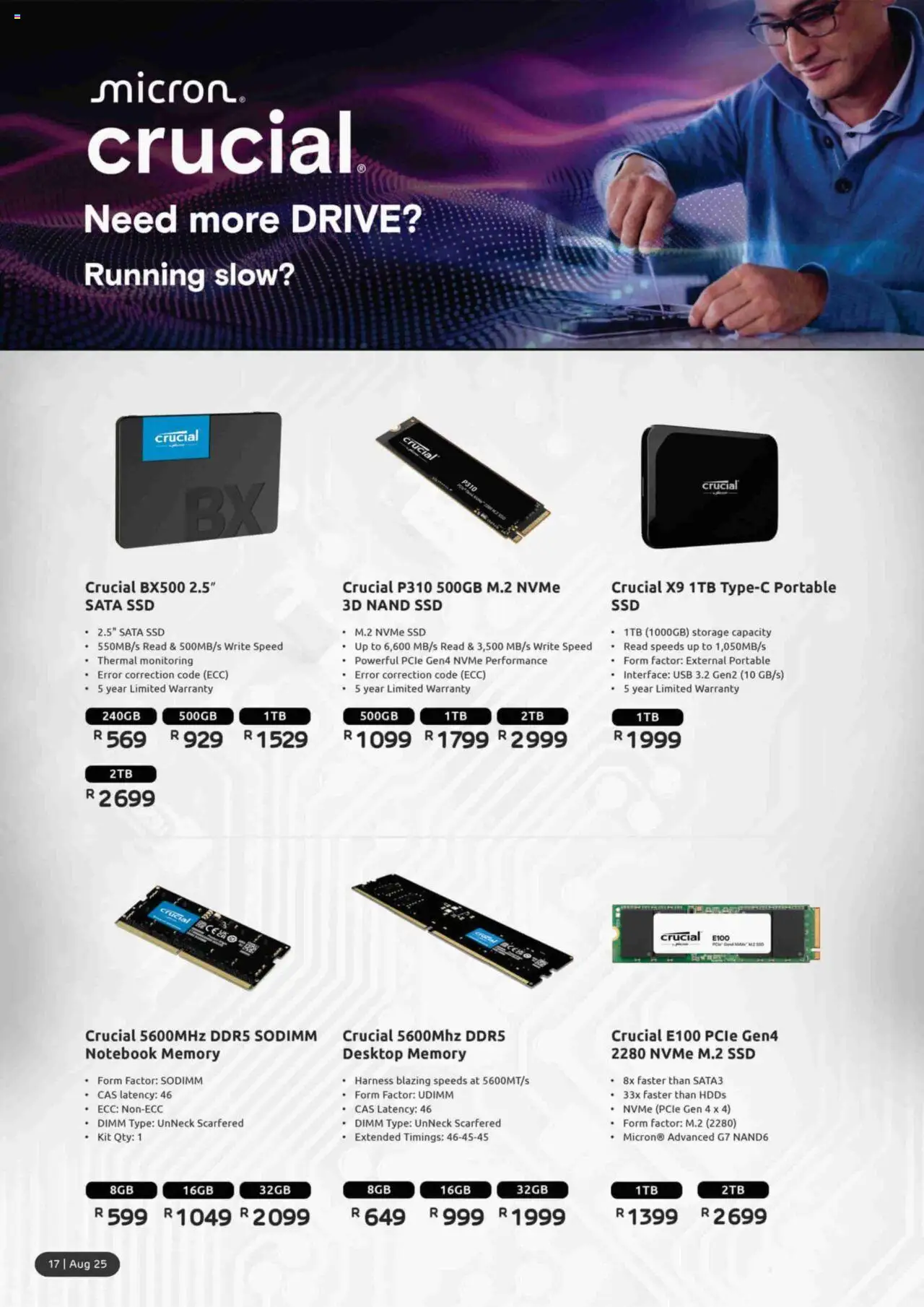 Computer Mania Accessories Catalogue │ valid from 01.08.2025 | Page: 18 | Products: Notebook, USB