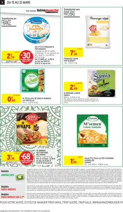 Intermarché - Prévisualisation de FROMAGE RAPE TOP BUDGET, 1 kg valide à partir de 13.03.2026 | Page: 4