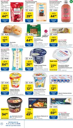 Náhled letáku Krajanka Zakysaná smetana ochucená, 130 g, více druhů od 04.03.2026 | Strana: 16 | Produkty: Chléb, Aljašská treska, Finest, Smetana do kávy