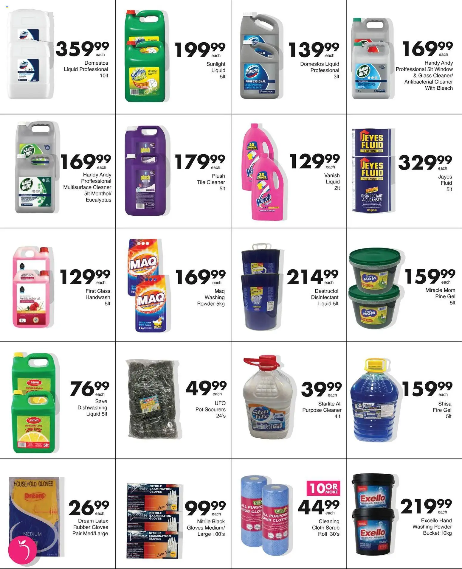 New Save catalogue – valid from 13.04.2026 | Page: 24 | Products: Handwash, Bleach, Washing powder, Scrub