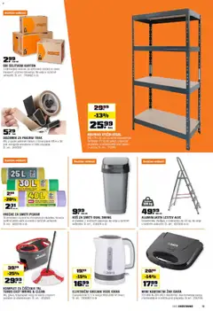 OBI katalog akcije – veljaven od 01.11.2025 | Stran: 13 | Izdelki: Zar, Koš za smeti, Grelnik vode, Regal