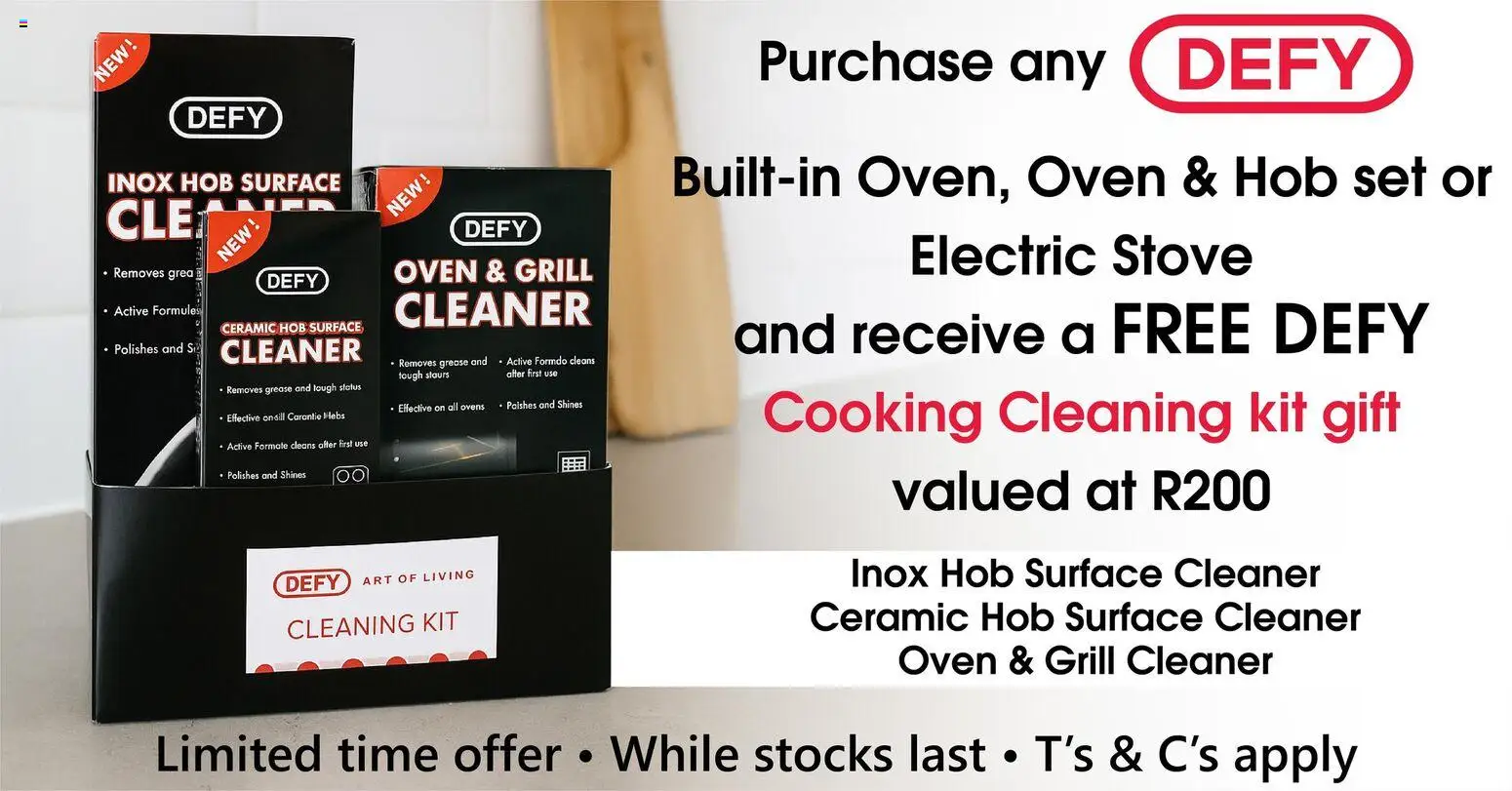 New Tafelberg Furnishers catalogue – valid from 22.10.2025 | Page: 1 | Products: Oven, Hob, Grill, Surface cleaner