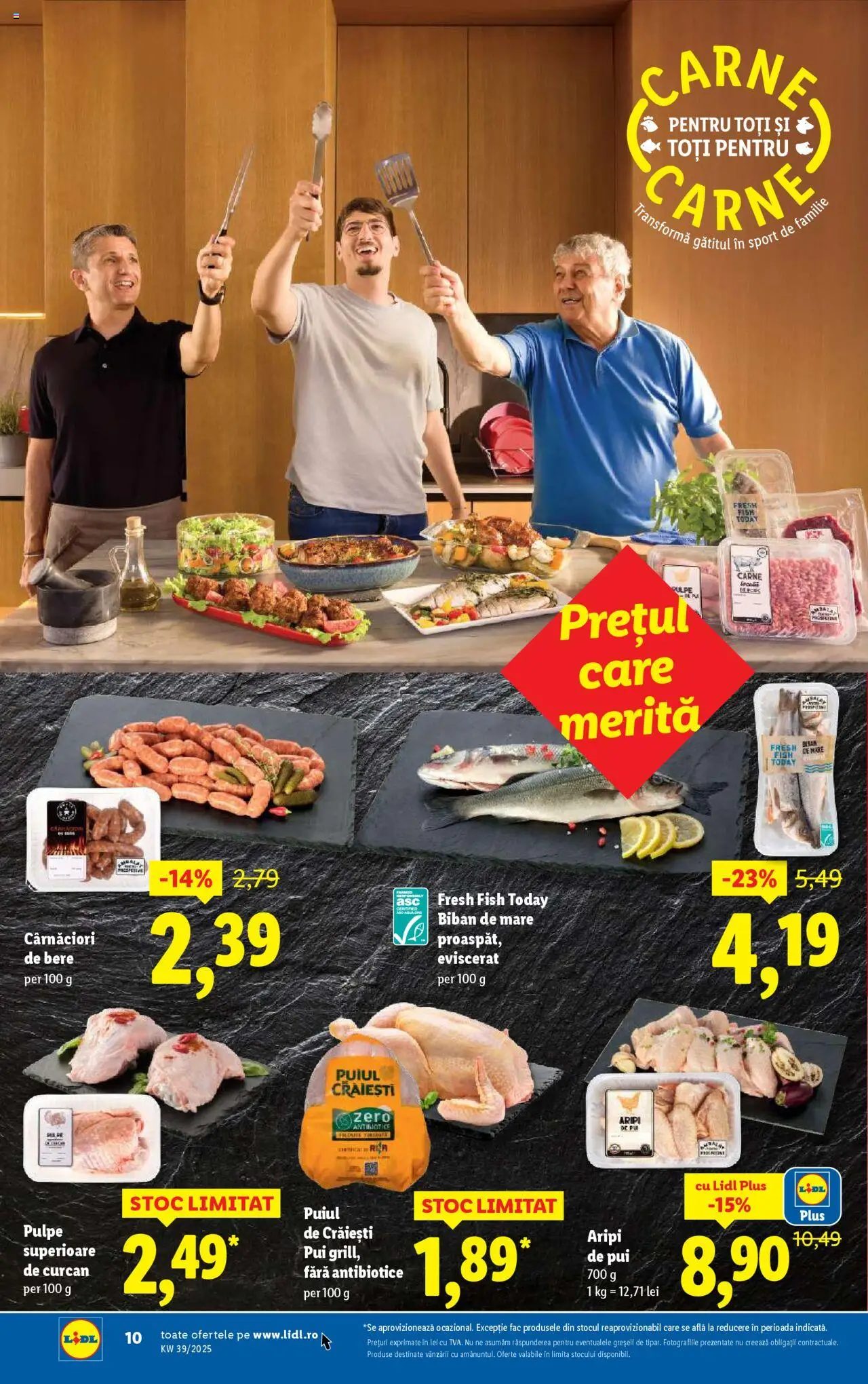 Noul catalog Lidl – valabil de la 22.09.2025 | Pagină: 10 | Produse: Hacıyatmaz Kedi Oyuncağı, Cârnăciori de bere, Bere