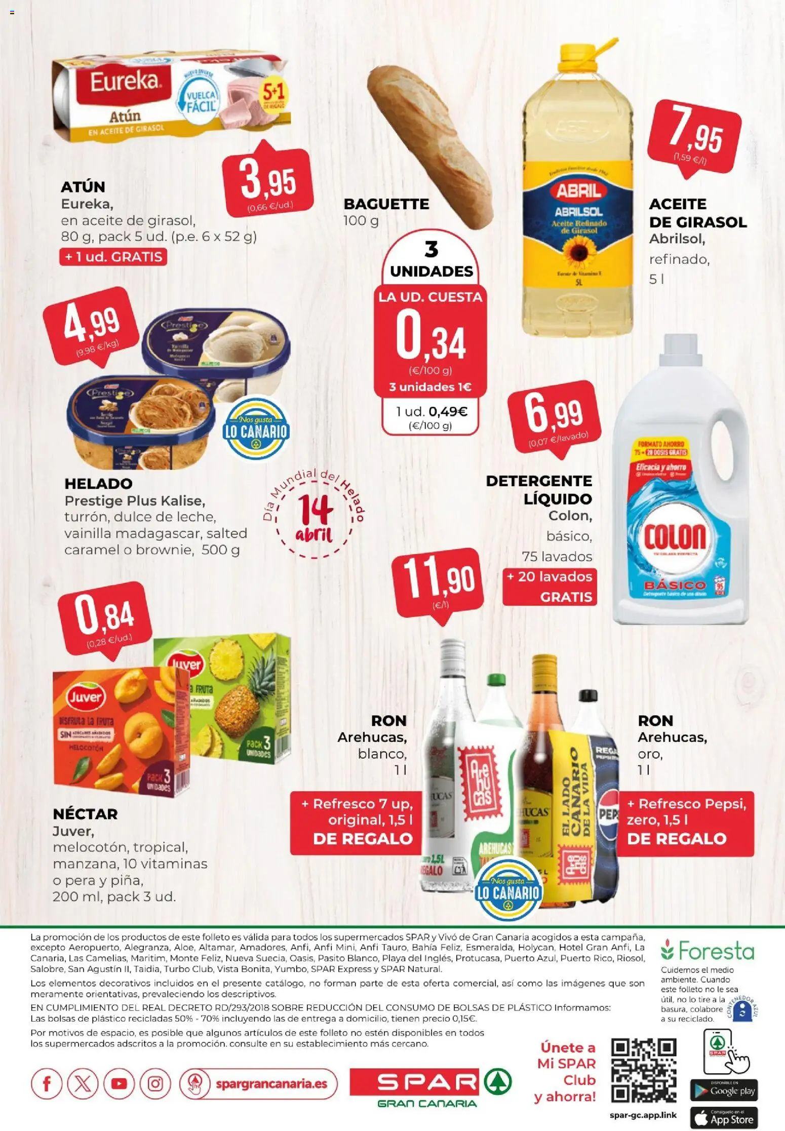Spar - folleto │ válido desde el 31.03.2026 | Página: 24 | Productos: Detergente, Aceite, Helado, Aceite de girasol