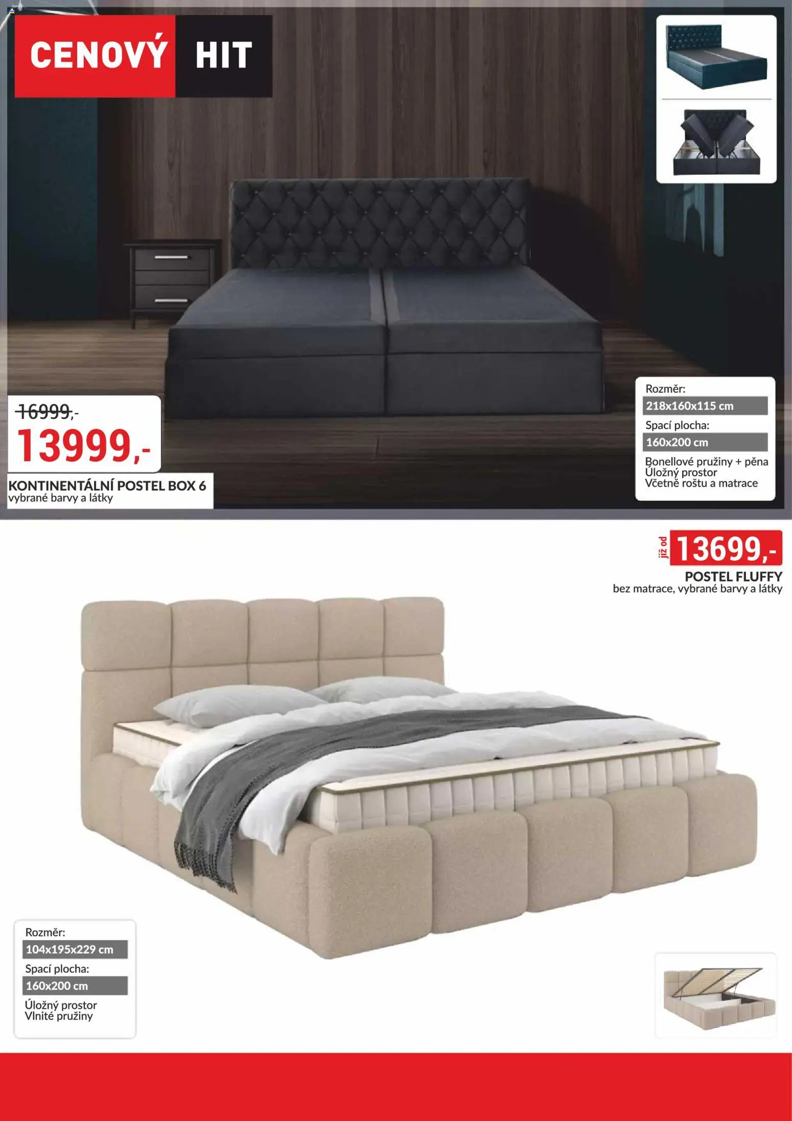 BAUMAX leták - Bydlení na míru podle vašeho stylu od 01.02.2026 | Strana: 52 | Produkty: Box, Postel, Matrace, Barvy