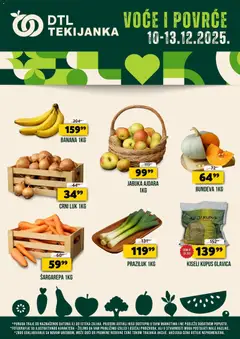 Tekijanka voće i povrće - pregled Tekijanka kataloga - važi od 10.12.2025