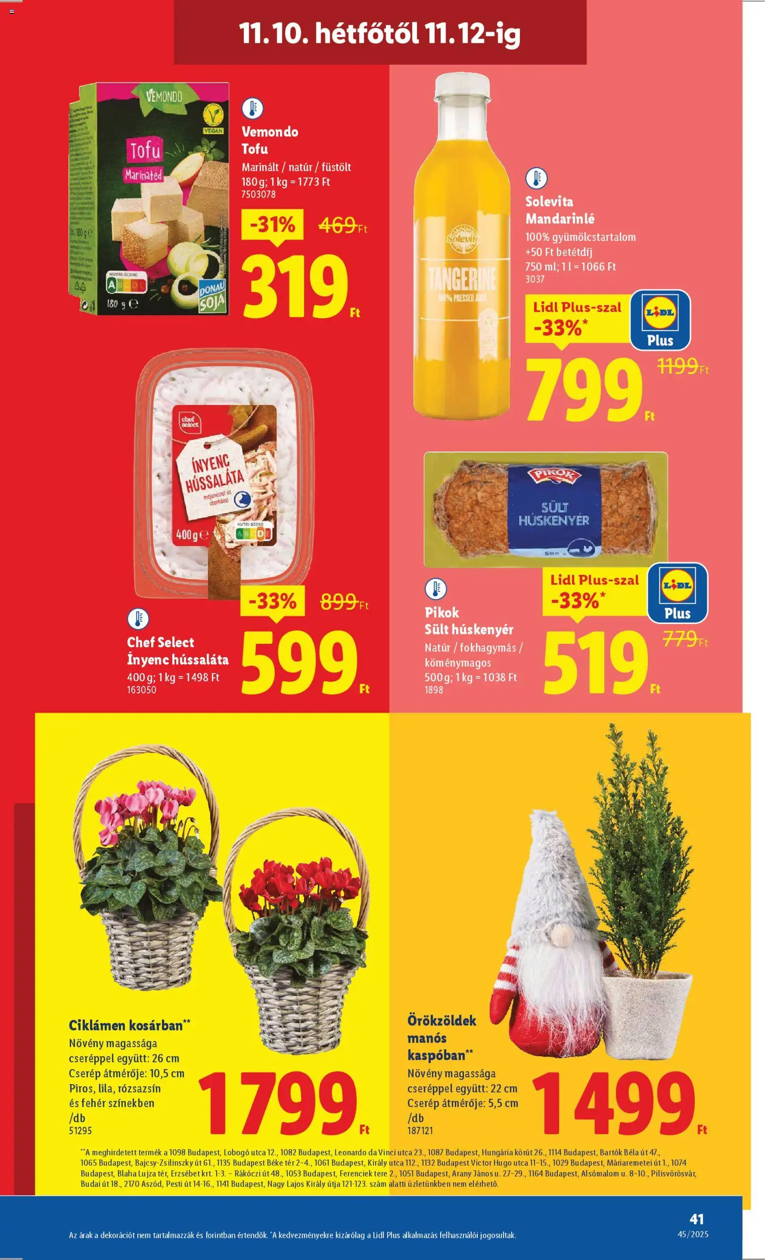 Lidl akciós ujság - amely érvényes a következő dátumtól: 06.11.2025 | Oldal: 41