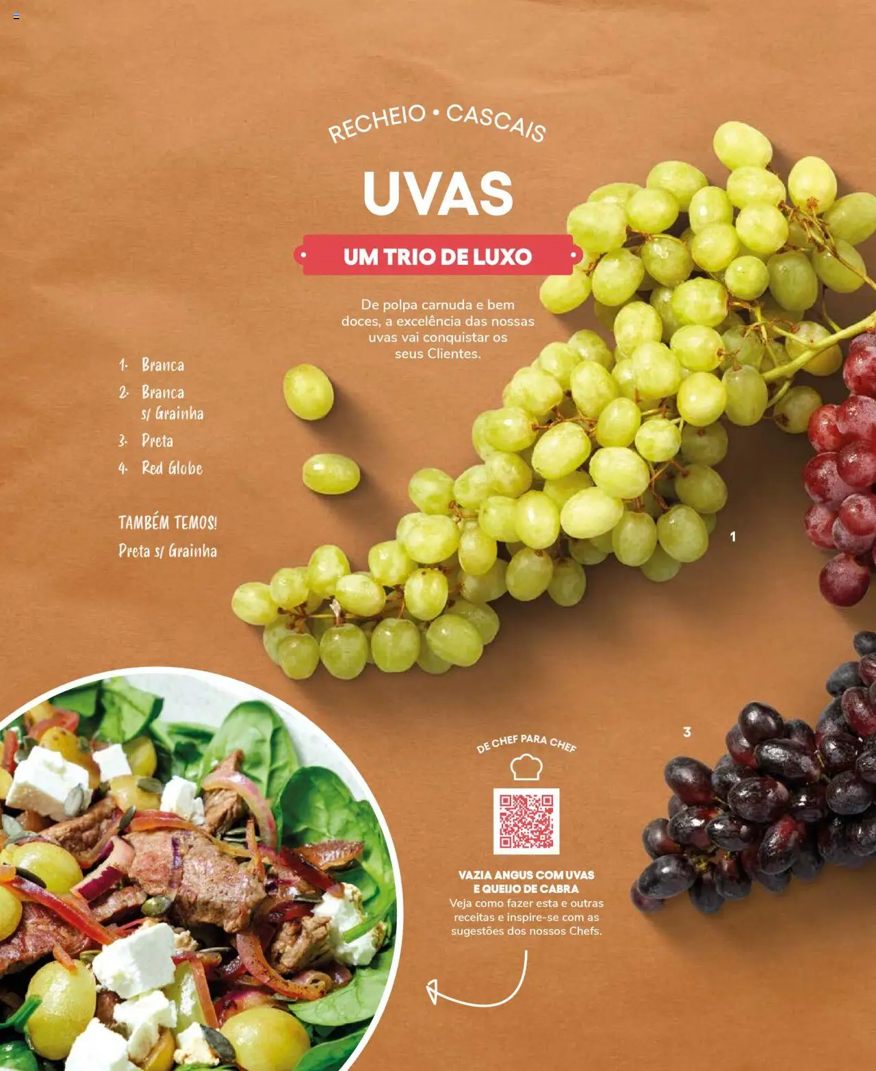 Recheio Frutas e Legumes │ válido de 19.09.2024 | Página: 74 | Produtos: Queijo, Uvas