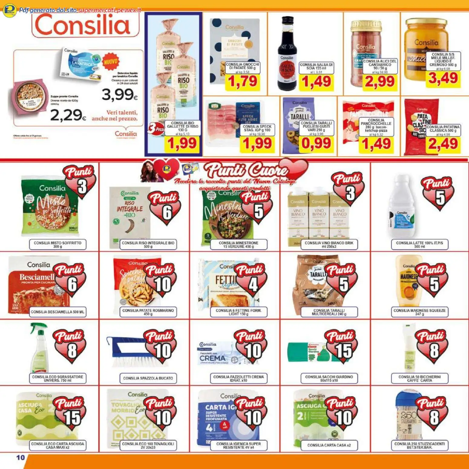 Volantino Pewex del 07.01.2026 | Pagina: 10 | Prodotti: Spazzola, Crema, Maionese, Vino bianco