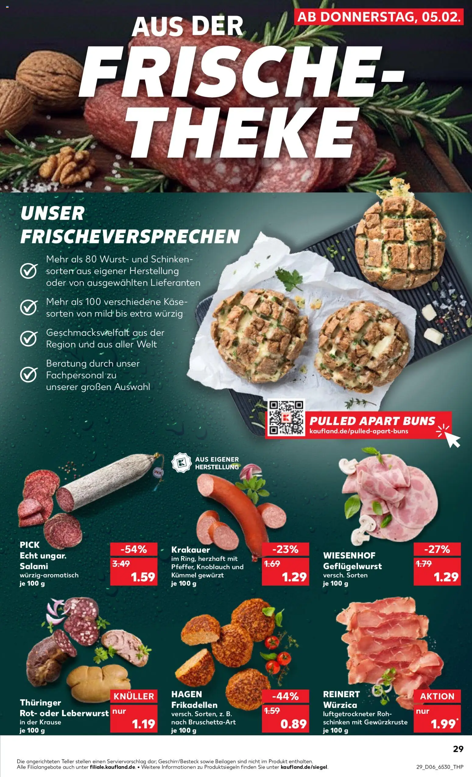 Kaufland Prospekt 	 – gültig ab 05.02.2026 | Seite: 29 | Produkte: Wurst, Knoblauch, Salami, Schinken