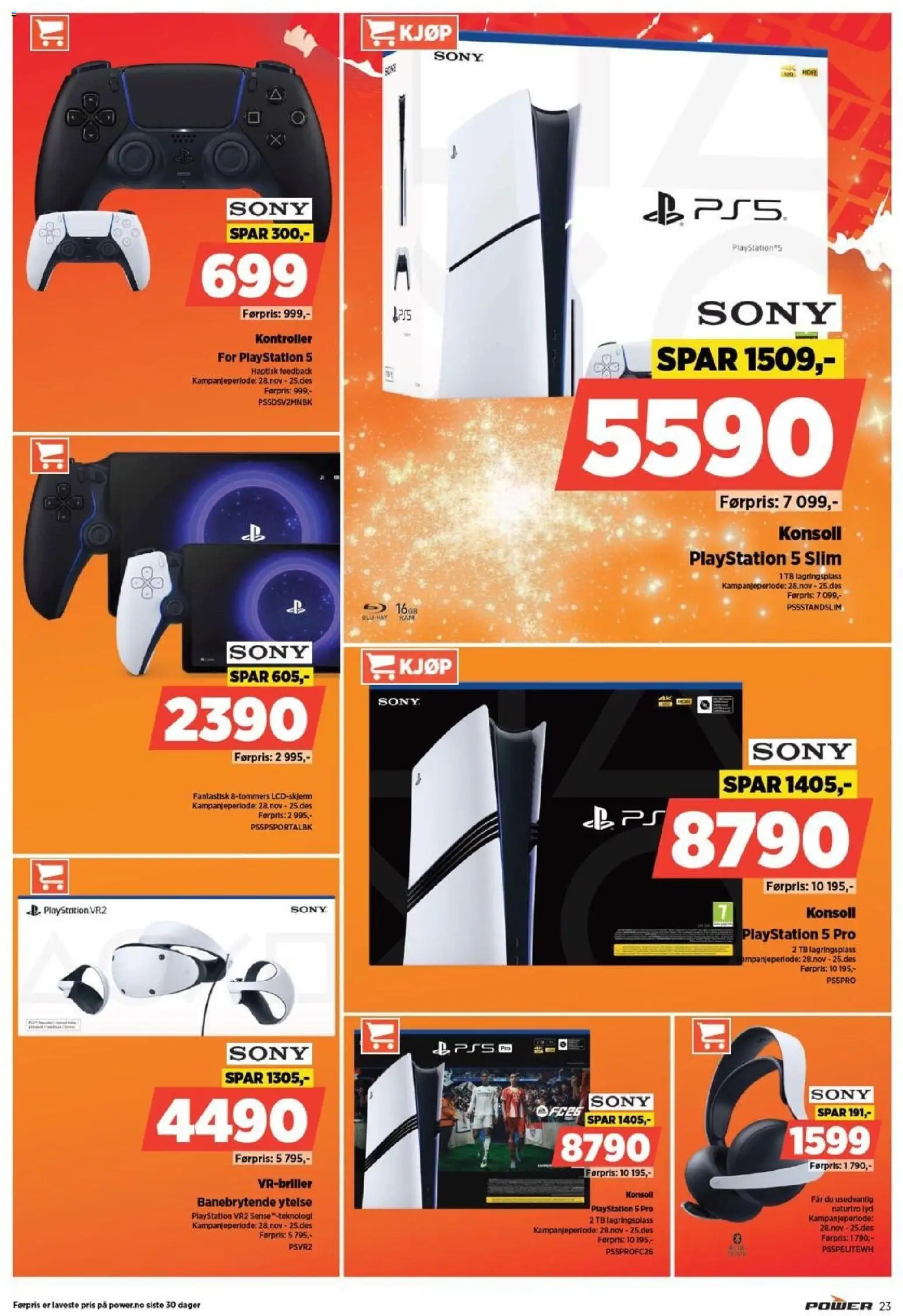 {H1} | Side: 23 | Produkter: Lyd, Playstation, Суміш дитяча