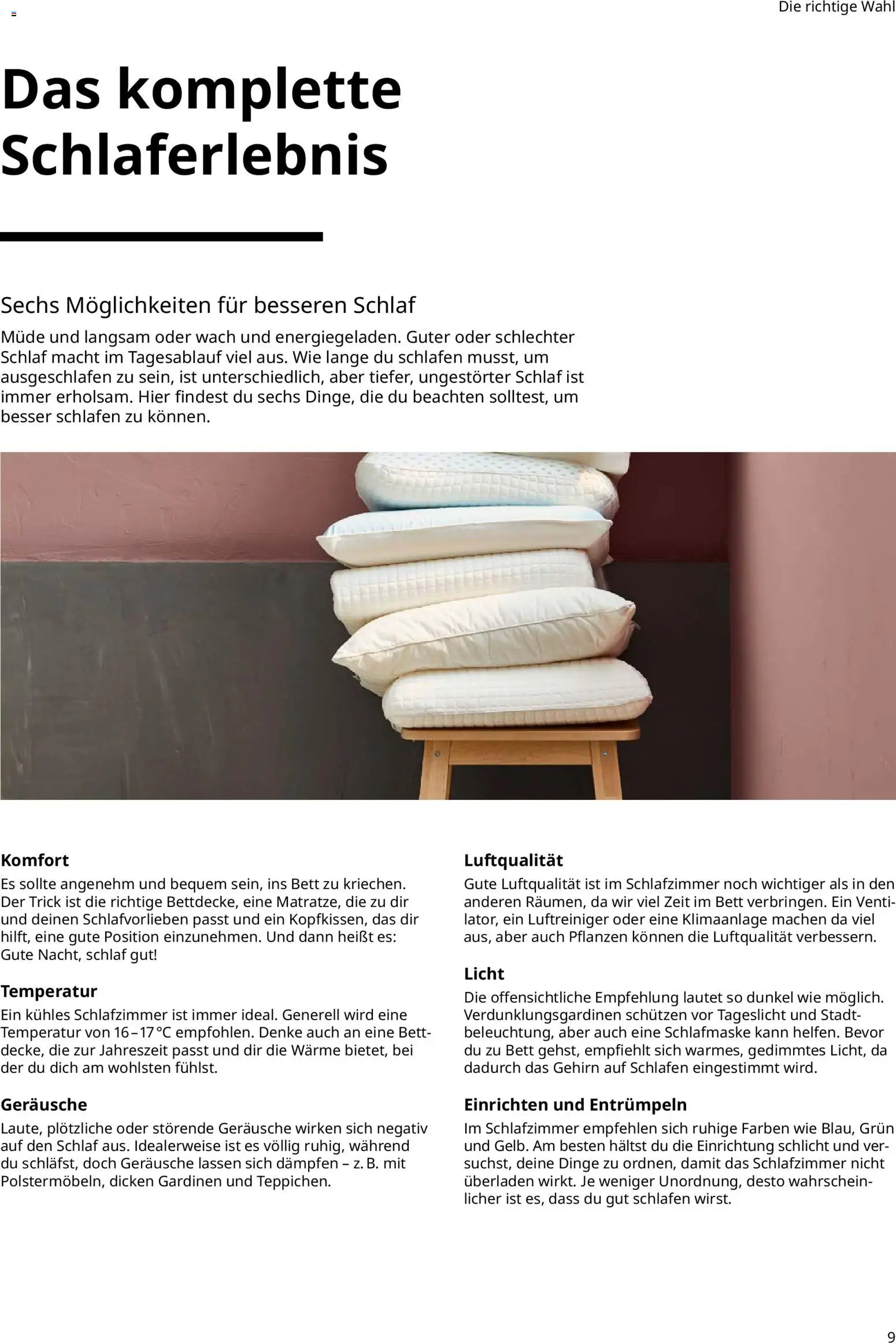 Ikea Prospekt  Schlafkomfort	 – gültig ab 30.09.2025 | Seite: 9 | Produkte: Klimaanlage, Luftreiniger, Bett