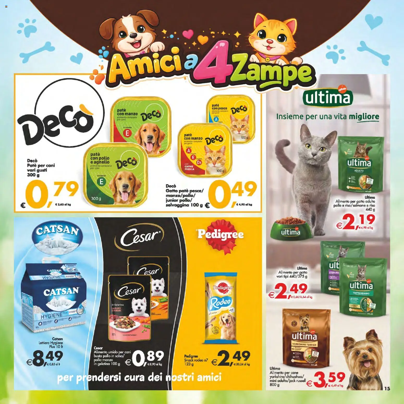 Volantino Decò del 06.03.2026 | Pagina: 15 | Prodotti: Paté, Pollo, Riso, Pesce