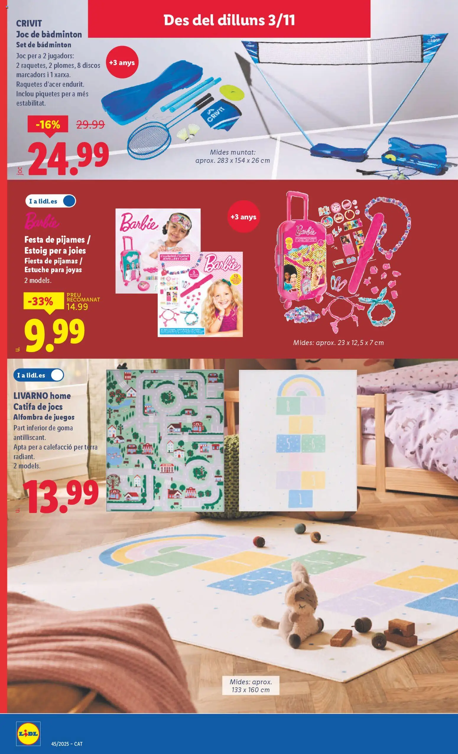 Lidl folleto de bazar │ válido desde el 03.11.2025 | Página: 12 | Productos: Alfombra