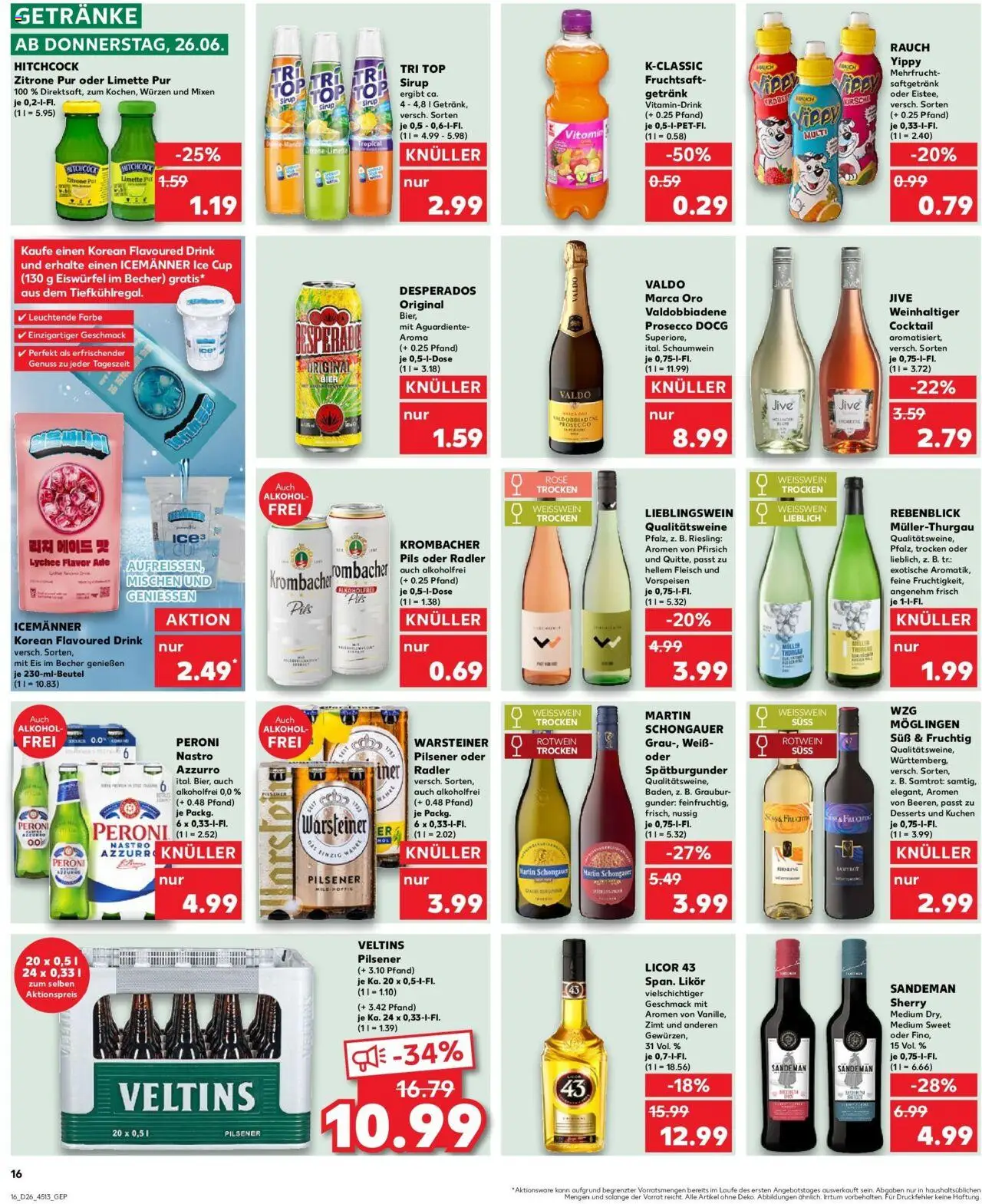 Kaufland prospekt Spaichingen	 - gültig ab dem 29.06.2025 | Seite: 27 | Produkte: Bier, Krombacher, Fruchtsaft, Eis