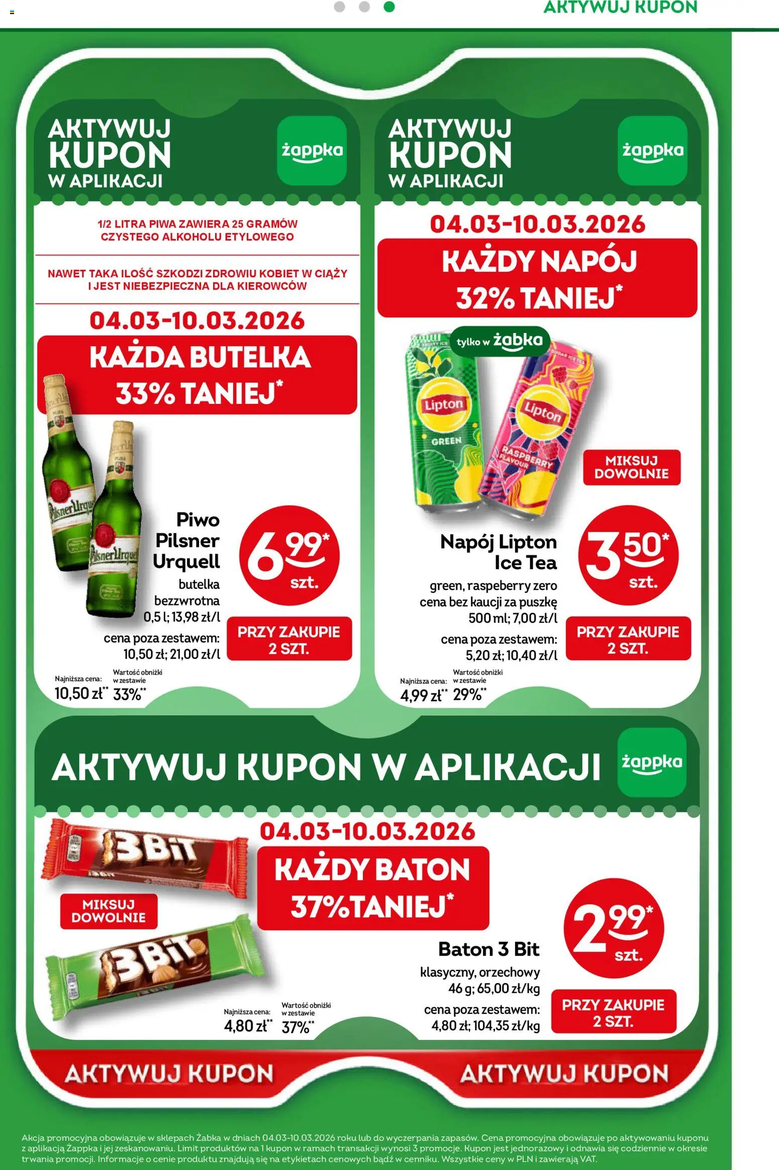 Żabka Gazetka od 25.02.2026 | Strona: 34 | Produkty: Piwo