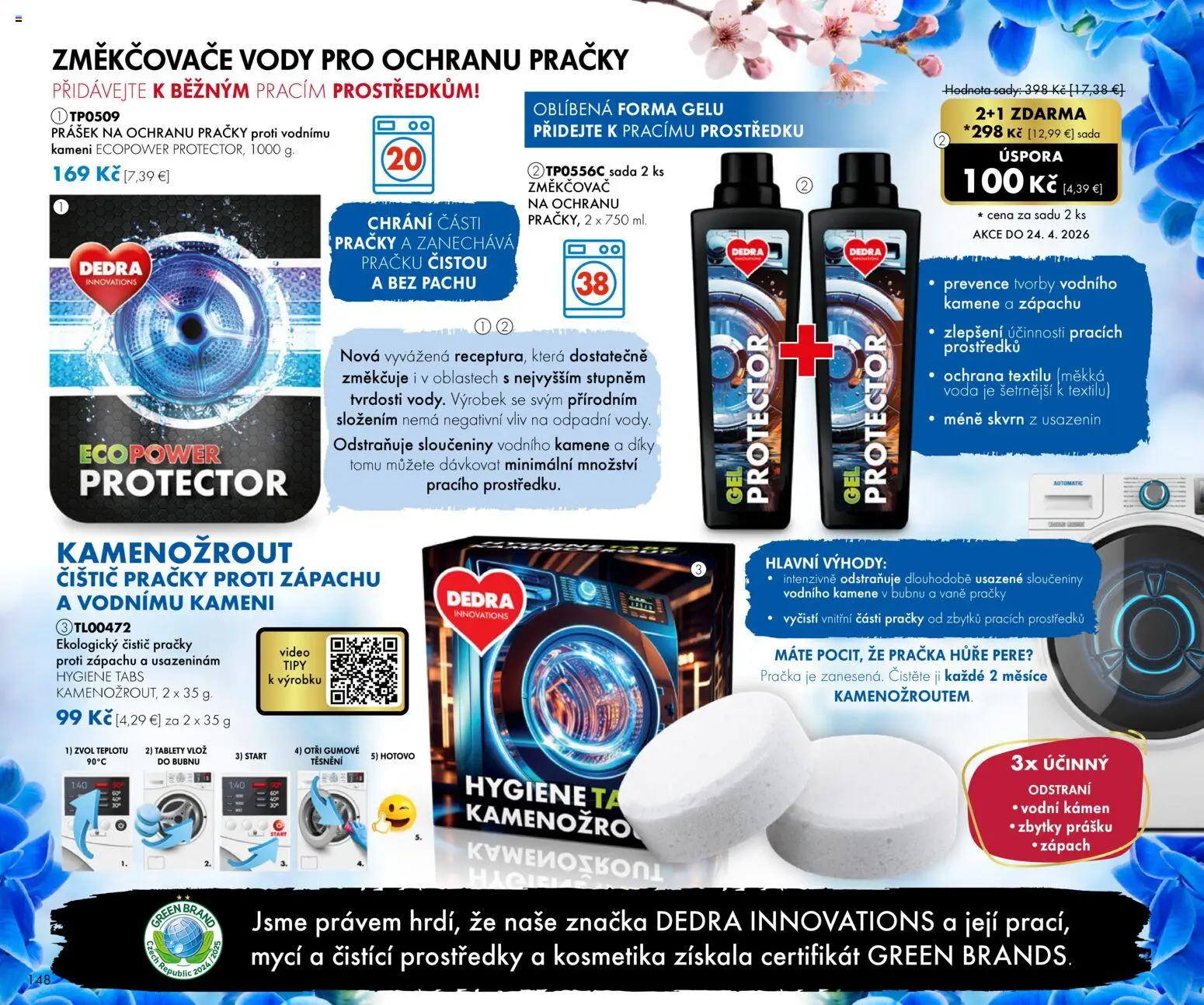 Nové Dedra akcie – leták je platný od 01.02.2026 | Strana: 48 | Produkty: Práčky, Práčka