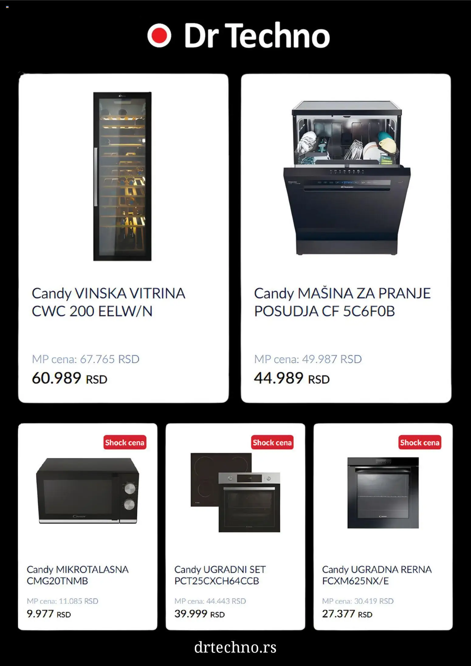 Dr Techno katalog - važi od 16.01.2026 | Strana: 4 | Proizvode: Candy, Rerna