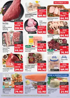 Náhled letáku Pstruh duhový lososovitý, (Oncorhynchus mykiss) filet, chlazený akvakultura 100 g od 21.01.2026 | Strana: 15