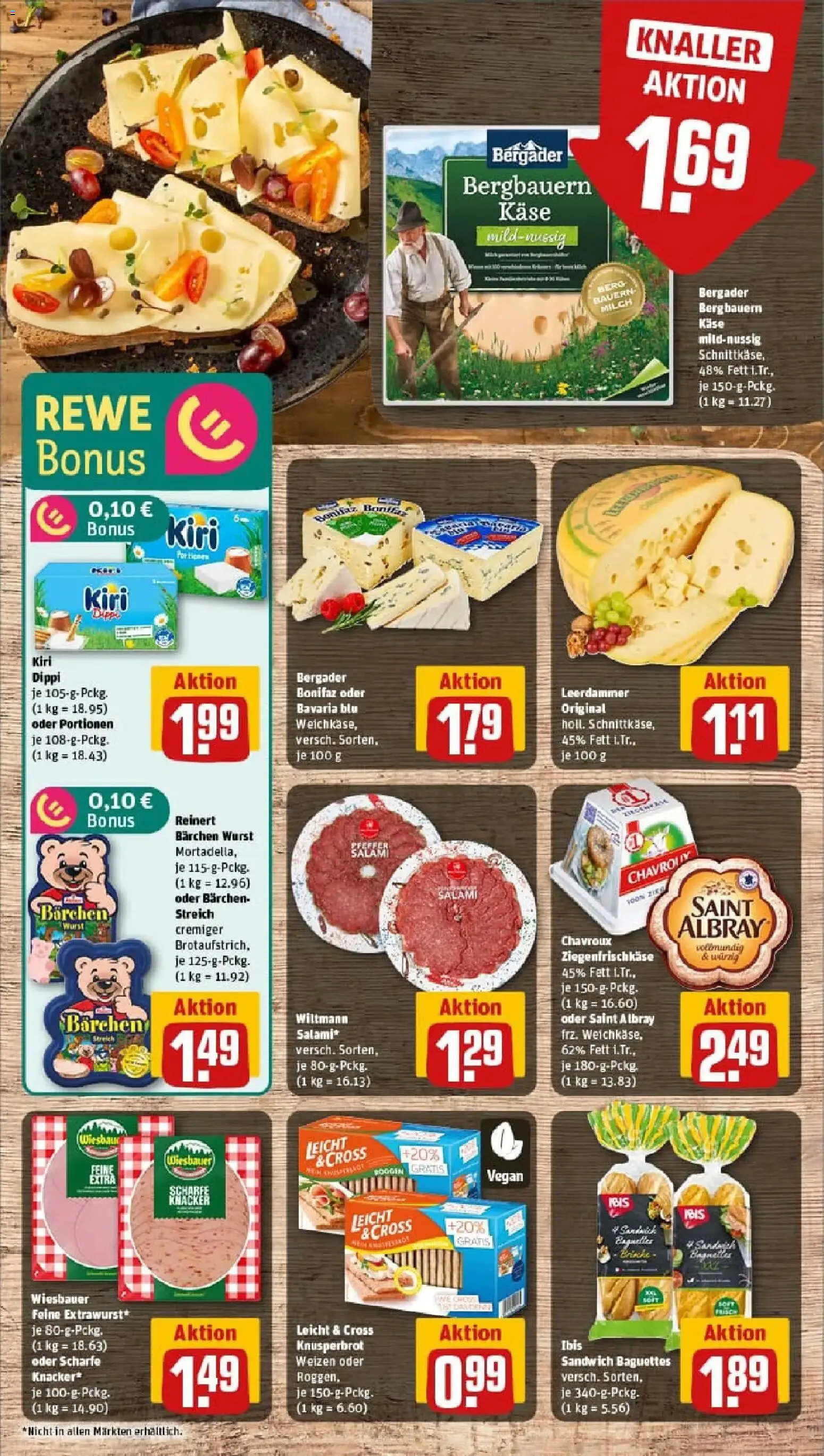 Rewe prospekt Abtsgmuend	 – gültig ab 11.01.2026 | Seite: 11 | Produkte: Käse, Leerdammer, Wurst, Salami