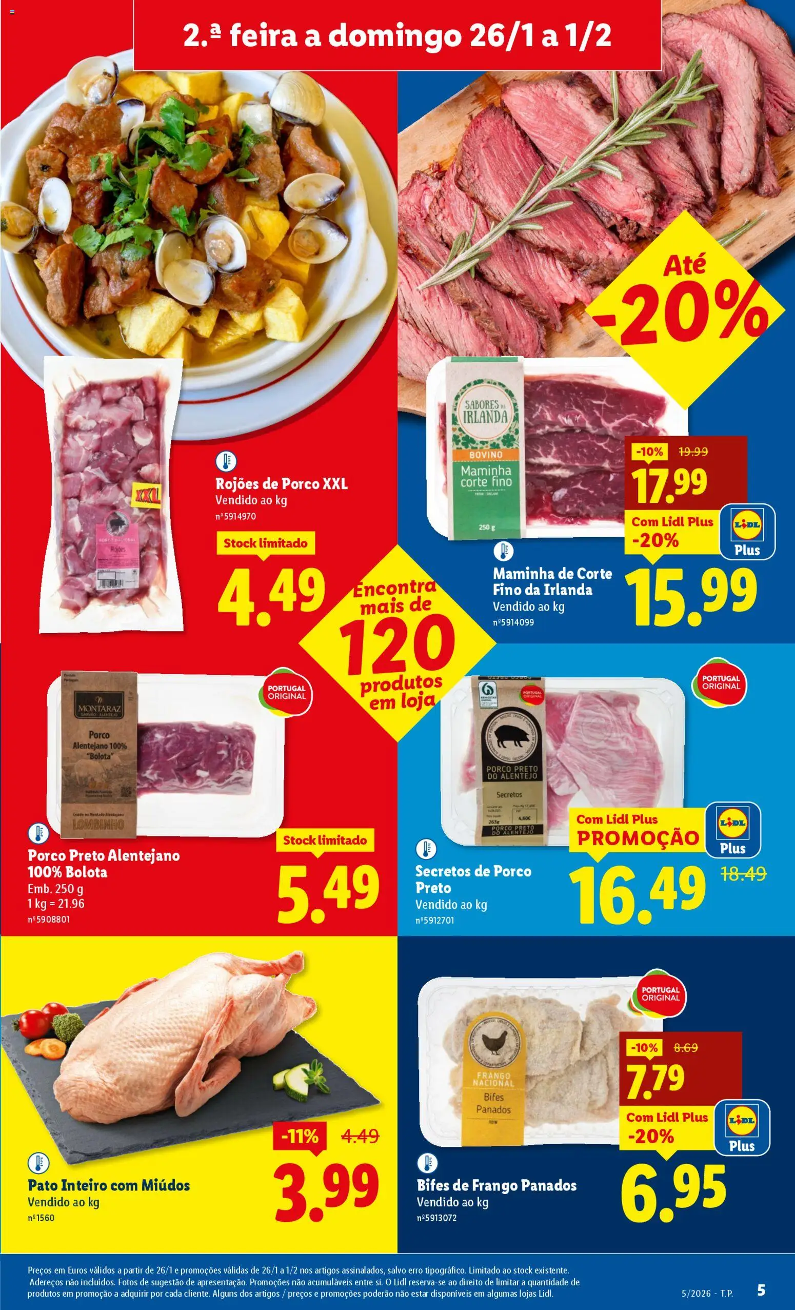 Lidl folheto │ válido de 26.01.2026 | Página: 5 | Produtos: Frango