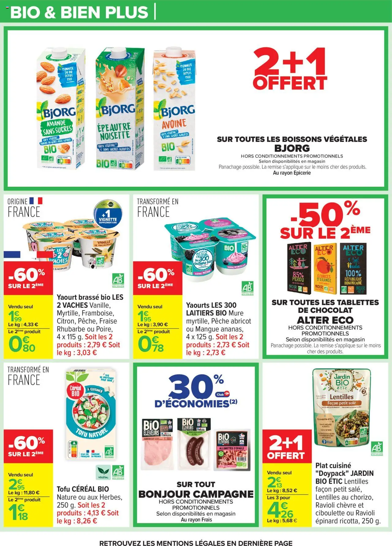 {H1} | Page: 13 | Produits: Fraise, Pêche, Rhubarbe, Yaourt