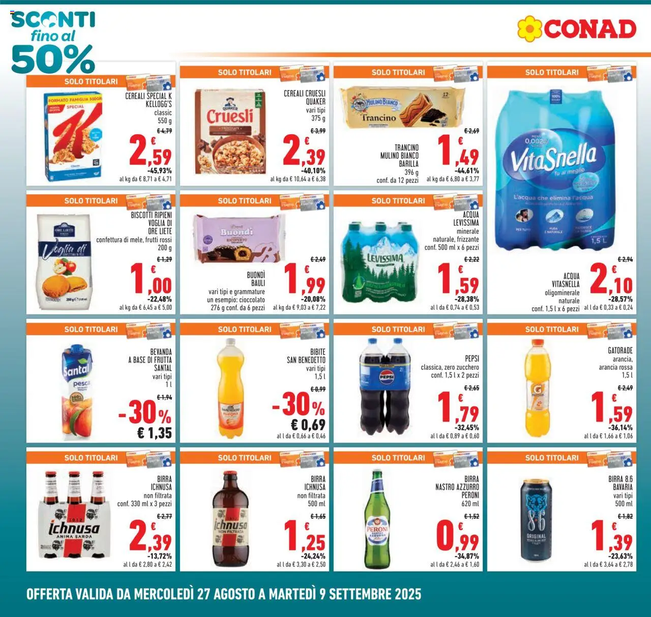 Volantino Conad del 27.08.2025 | Pagina: 4